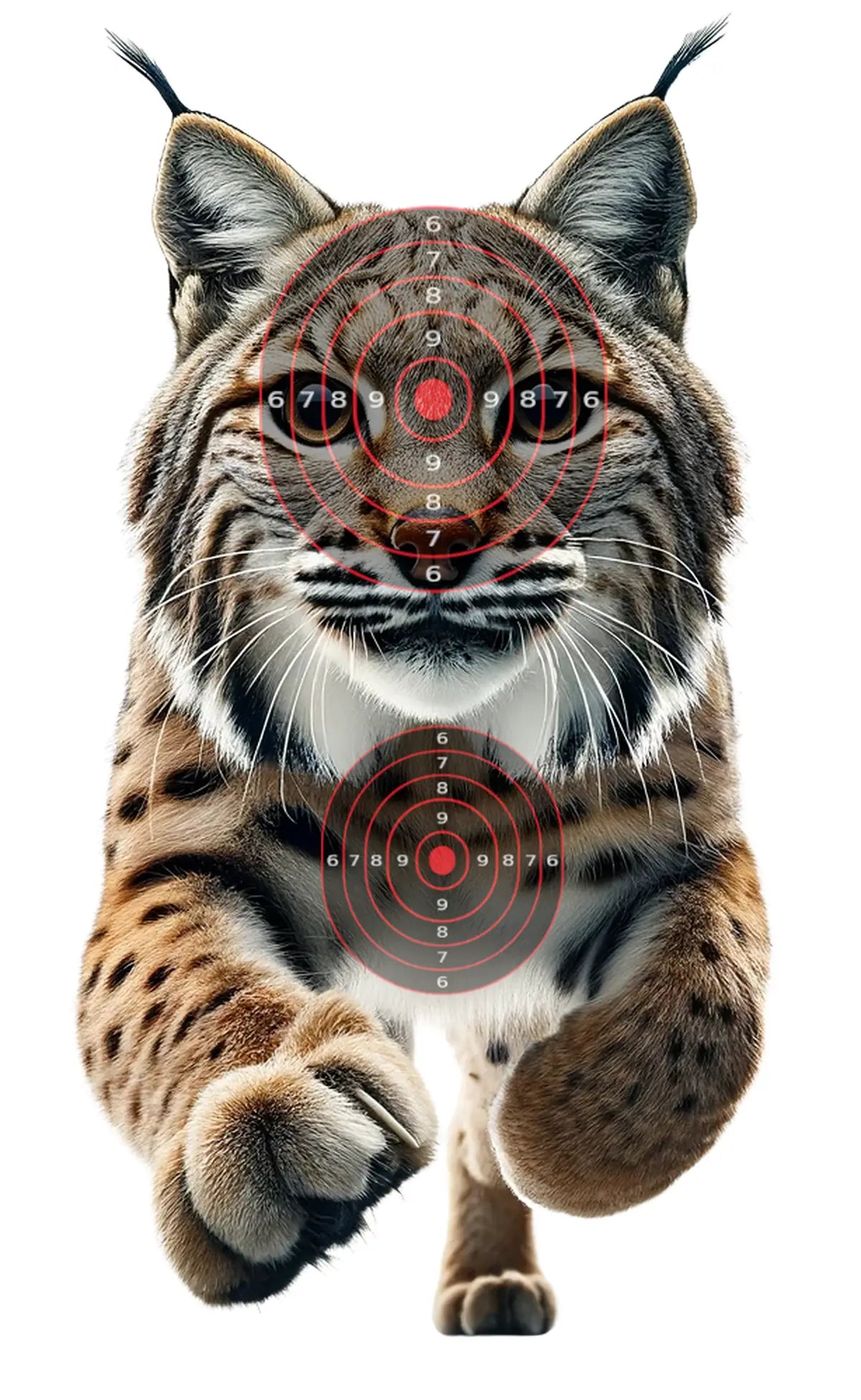 Animal Bobcat Target 40 - Printable Shooting Target