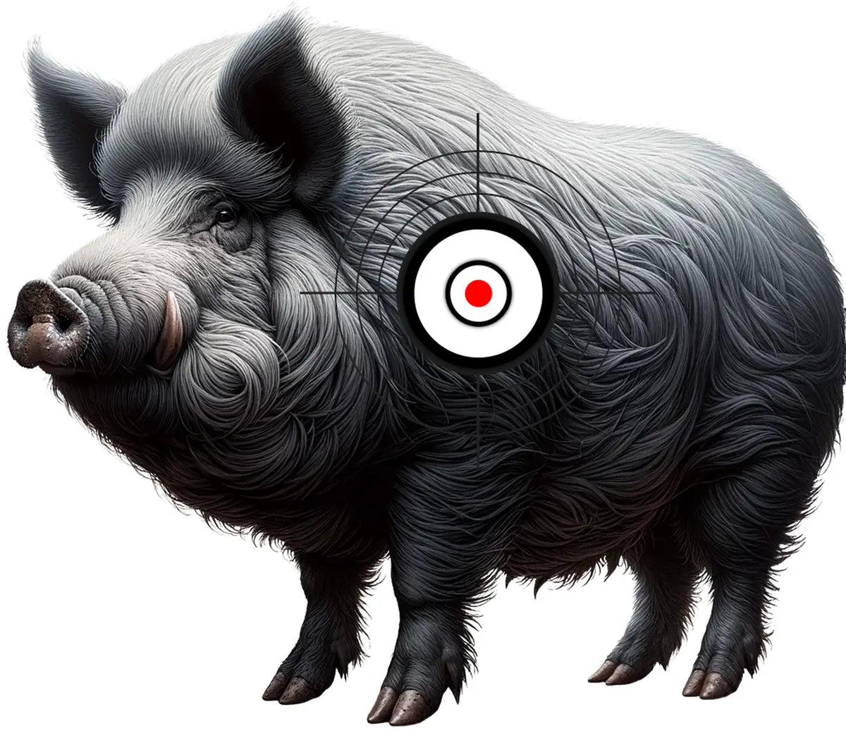 Animal Feral Pig Target 13 - Printable Shooting Target