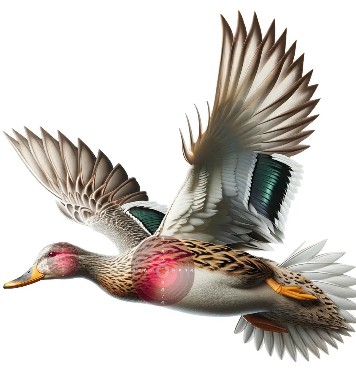 Animal Flying Duck Target 15 - Printable Shooting Target