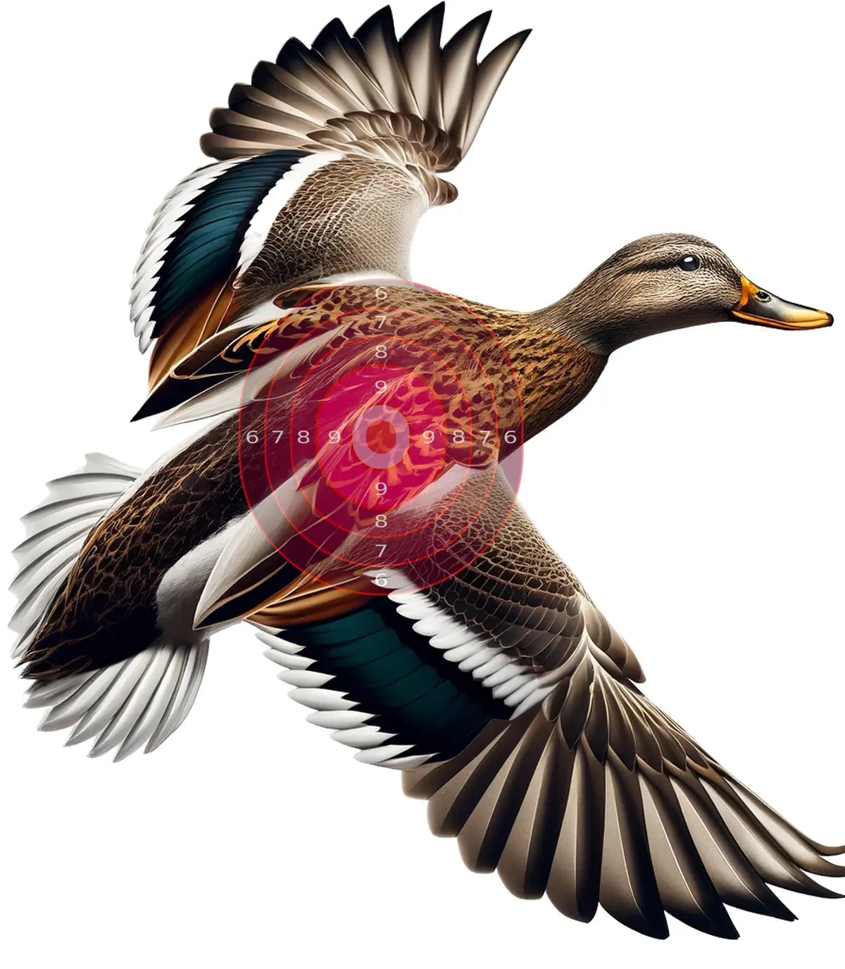 Animal Flying Duck Target 16 - Printable Shooting Target