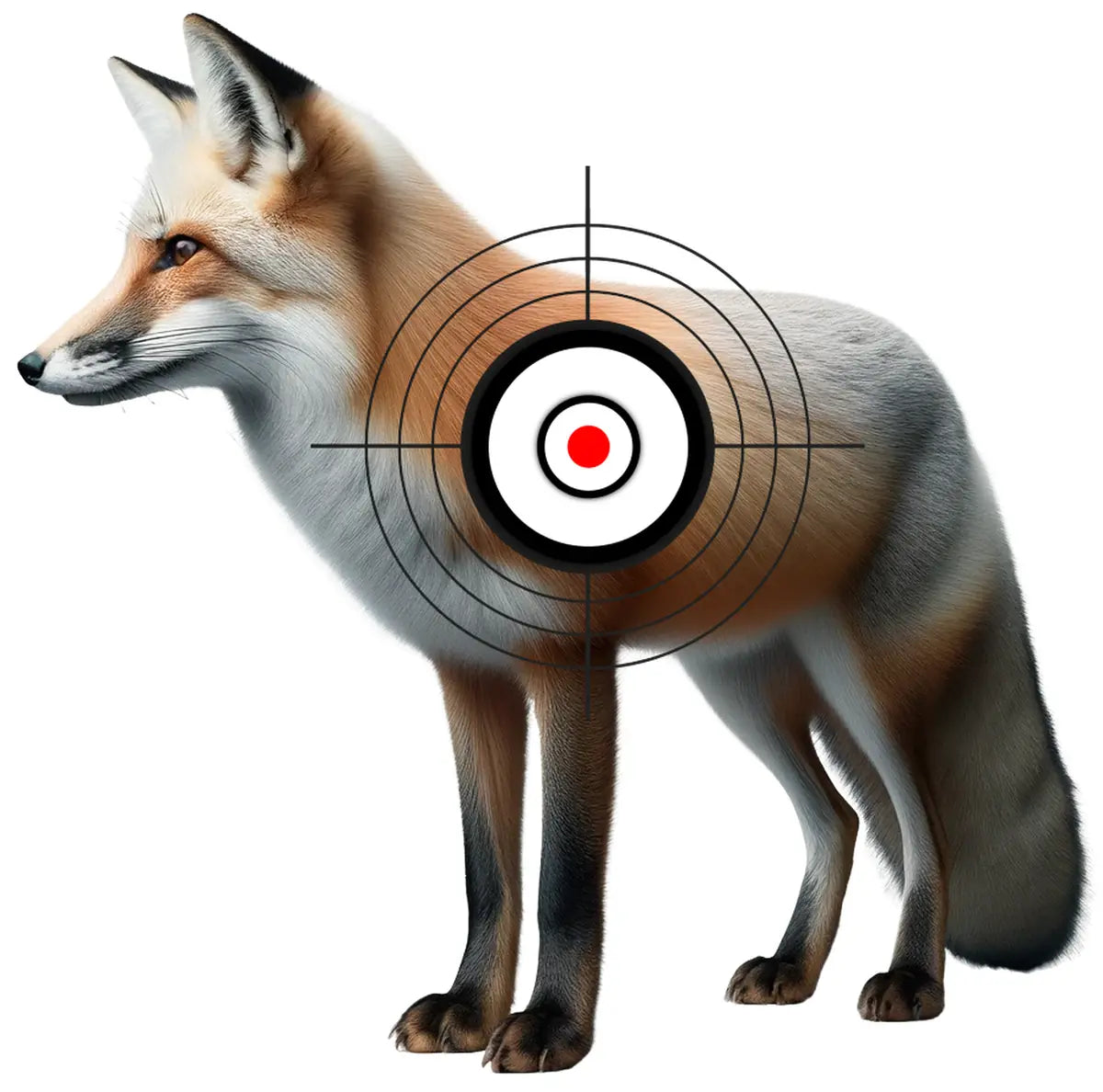 Animal Fox Target 17 - Printable Shooting Target