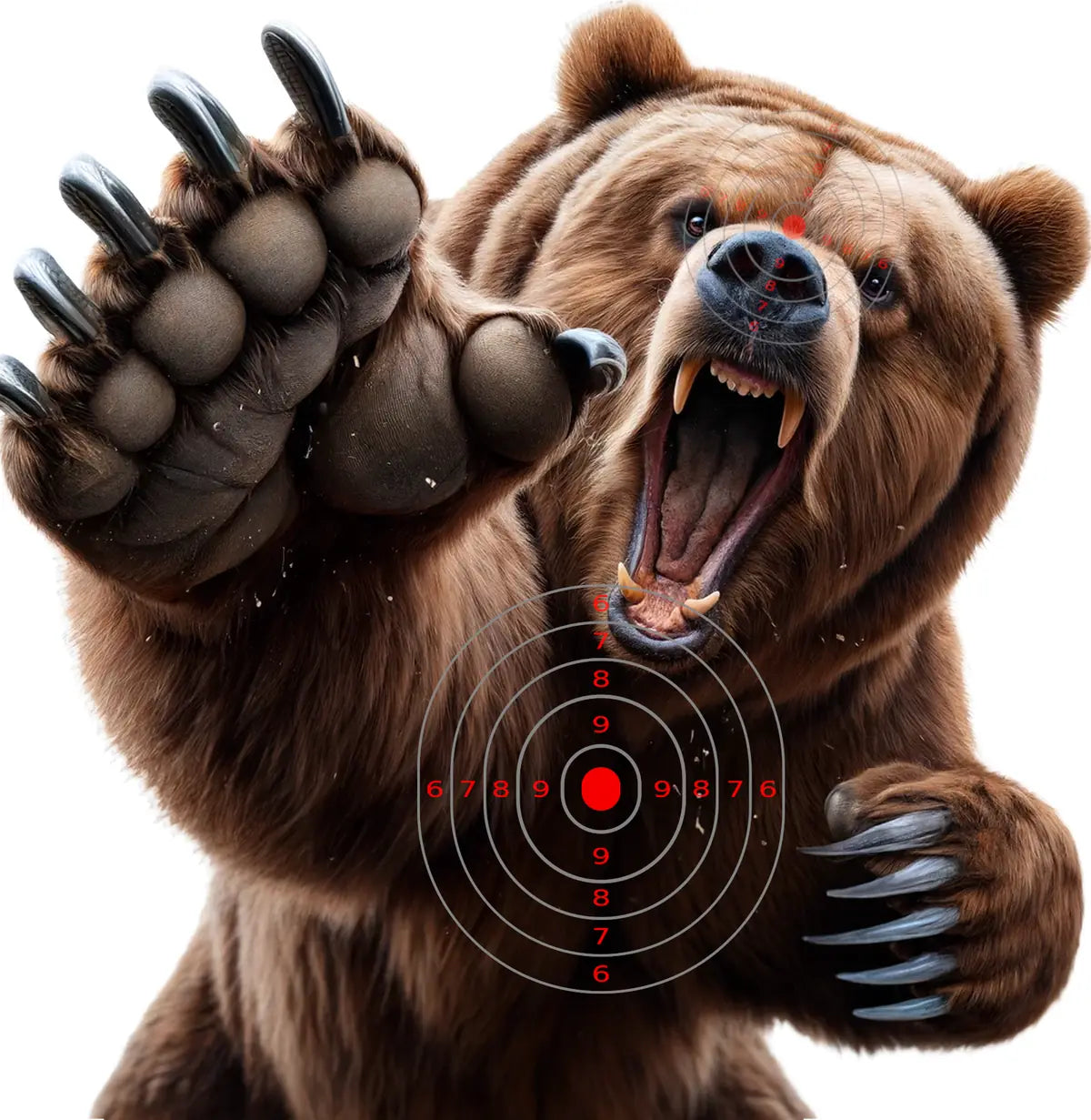 Animal Kodiak Bear Target 34 - Printable Shooting Target