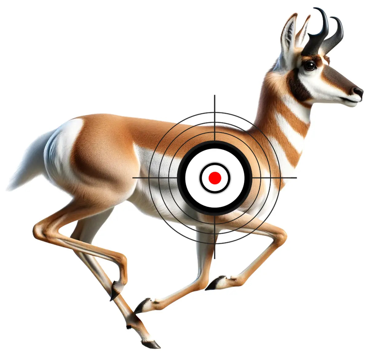 Animal Pronghorn Target 48 - Printable Shooting Target