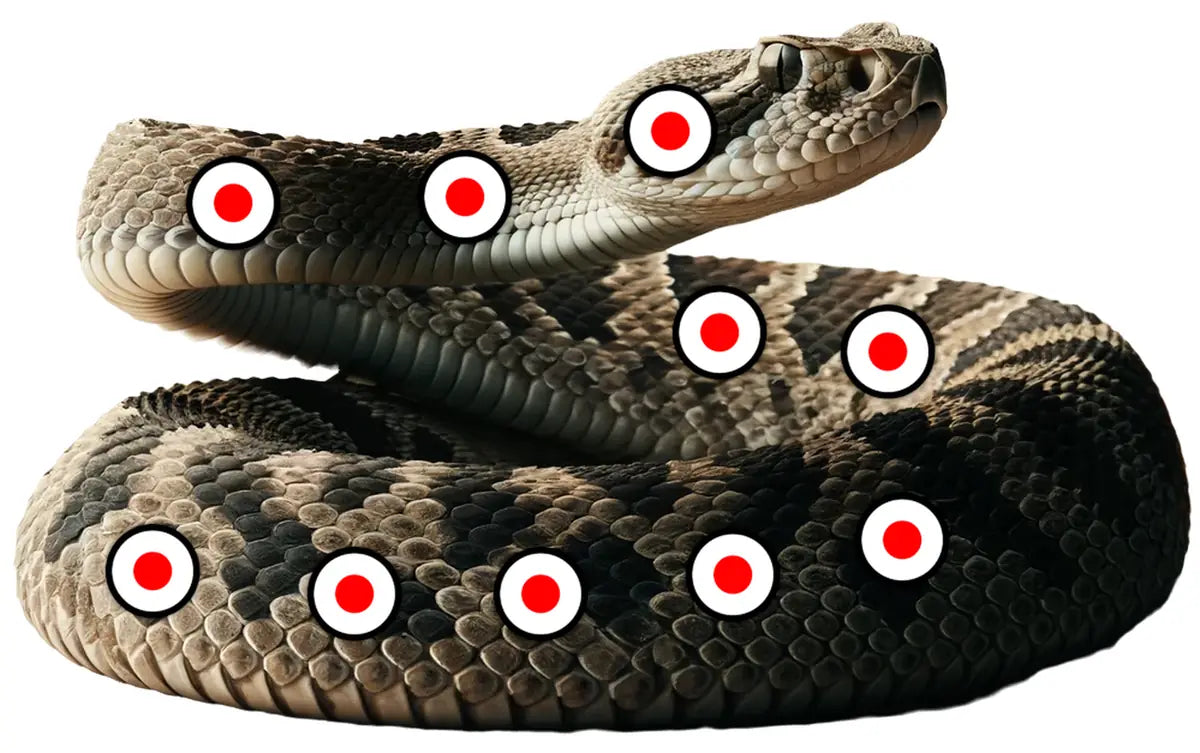 Animal Rattle Snake Target 50 - Printable Shooting Target