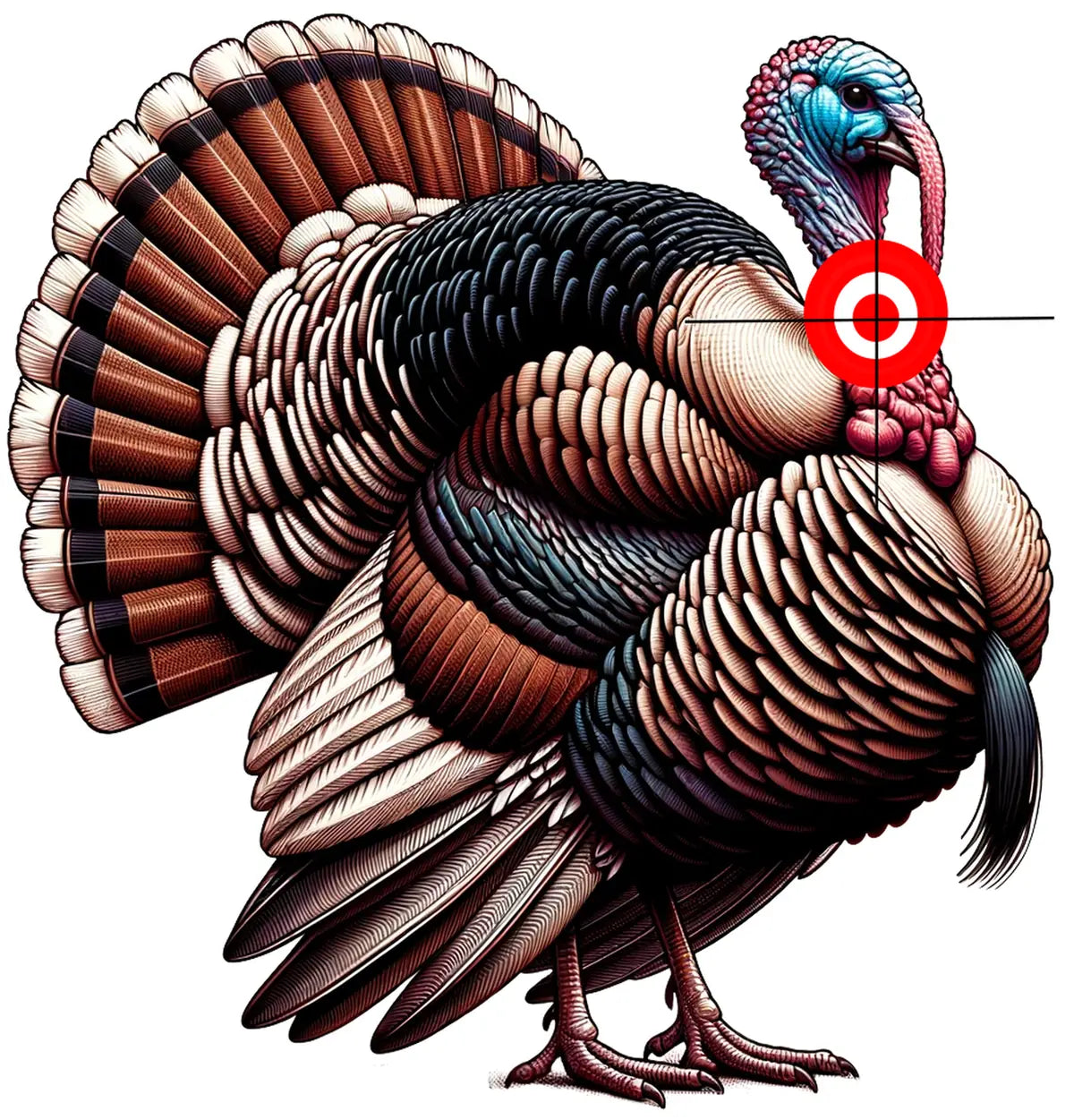 Animal Turkey Target 32 - Printable Shooting Target