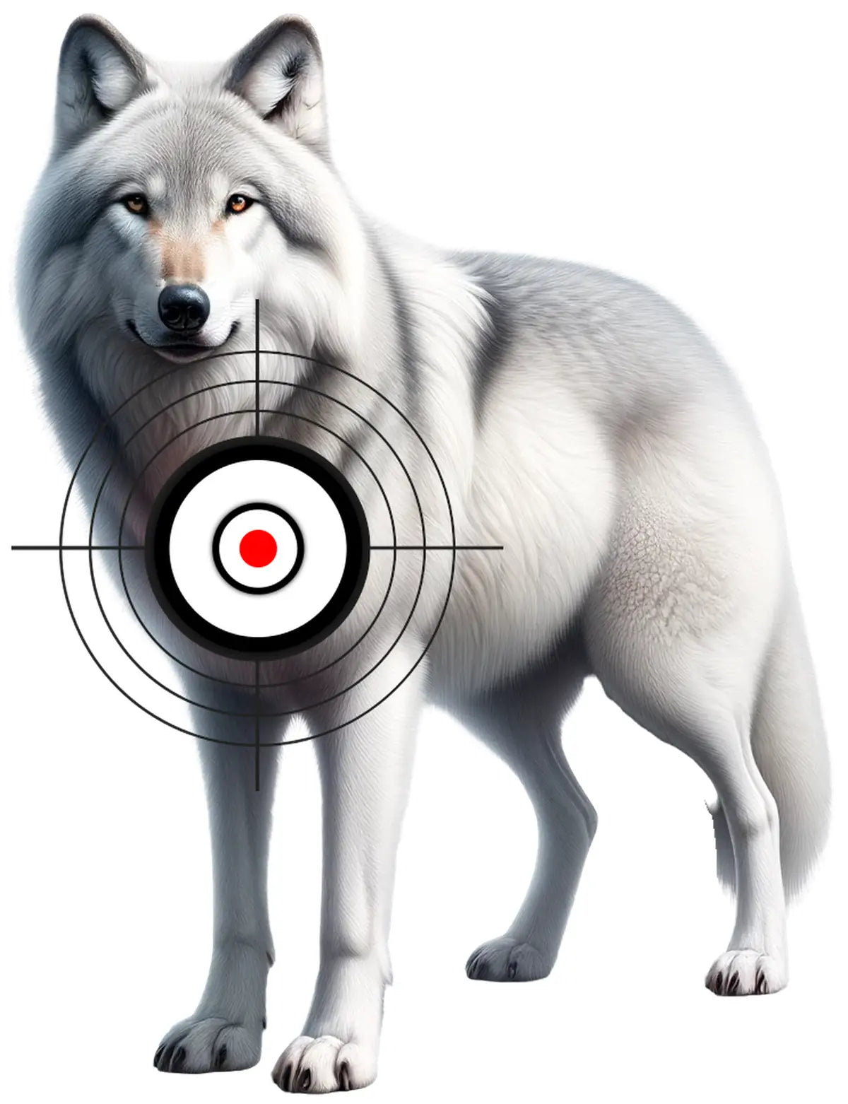 Animal Wolf Target 37 - Printable Shooting Target