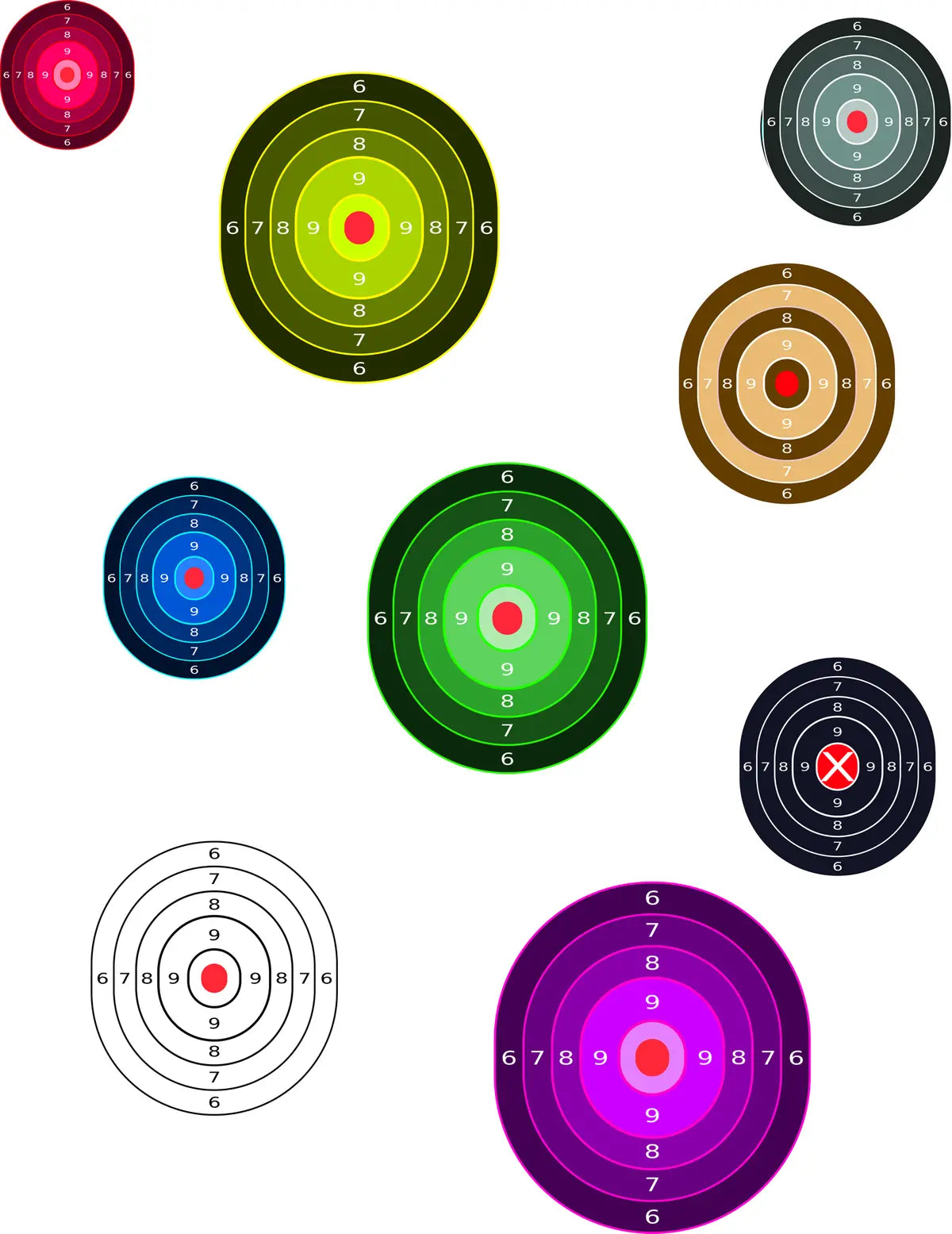 Audio Command Target 18 - Printable Shooting Target