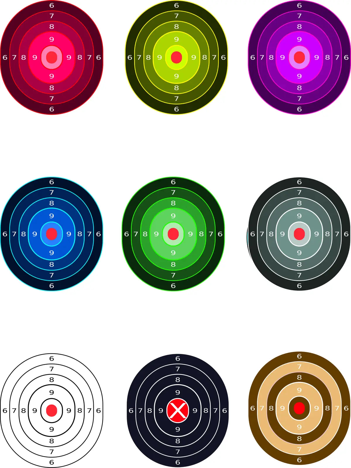 Audio Command Target 19 - Printable Shooting Target