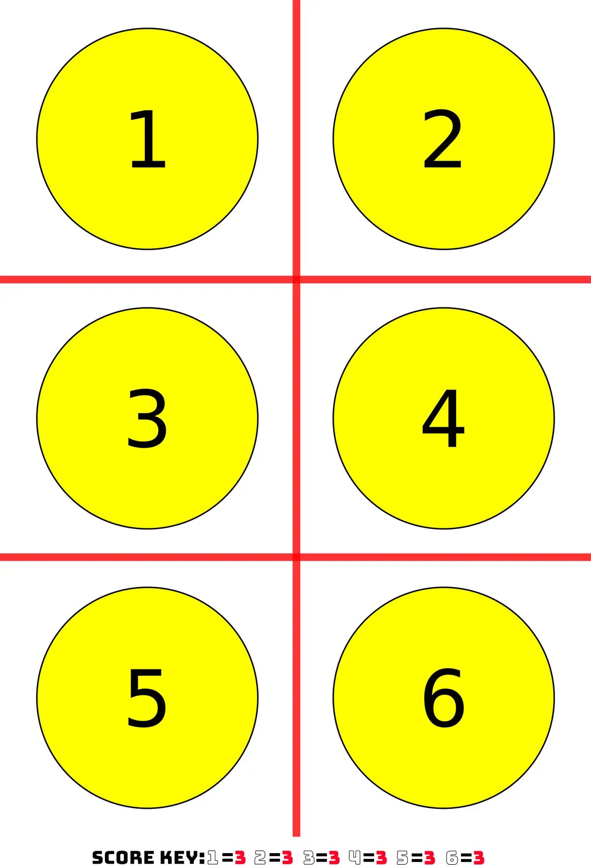 Audio Command Target 2 - Printable Shooting Target