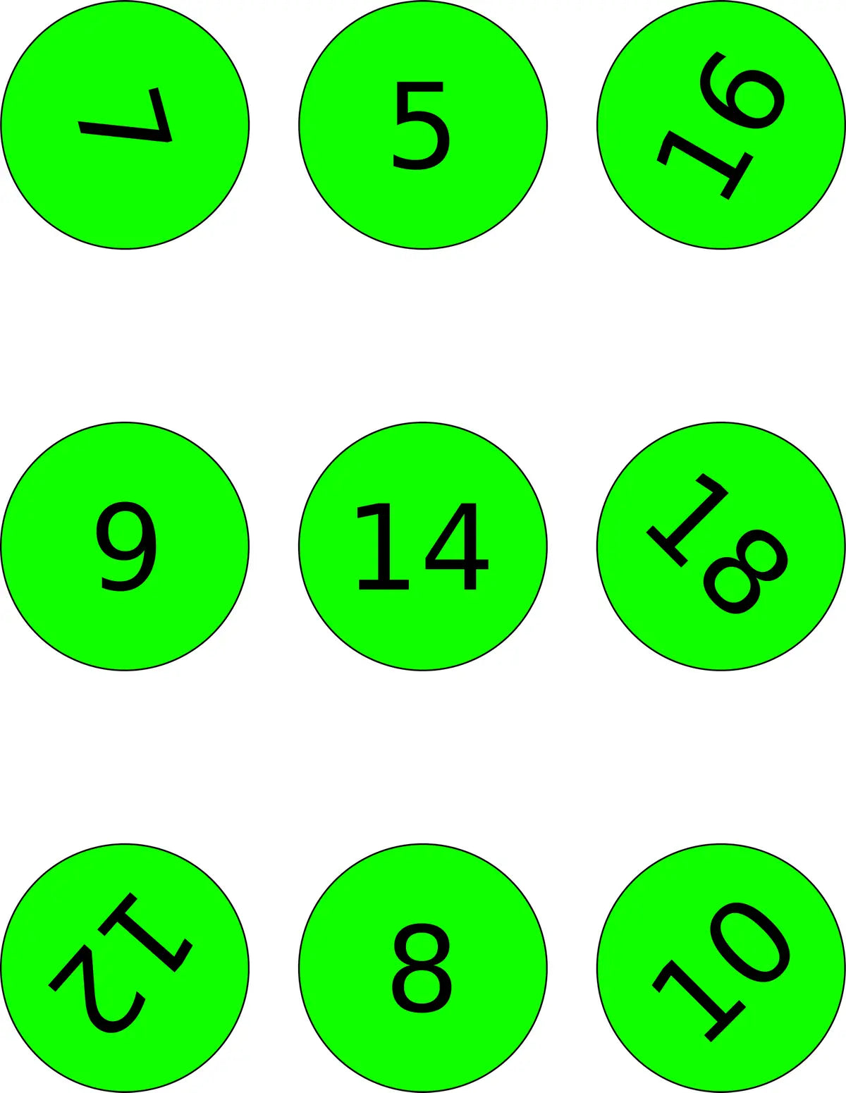 Audio Command Target 20 - Printable Shooting Target