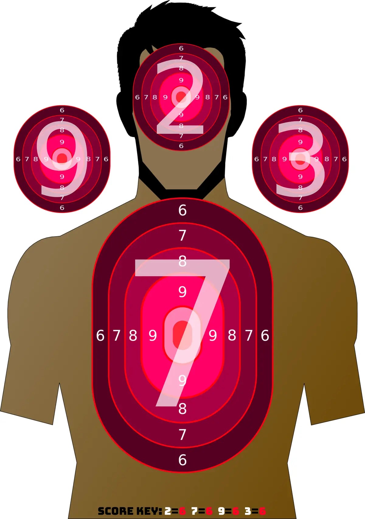 Audio Command Target 6 - Printable Shooting Target