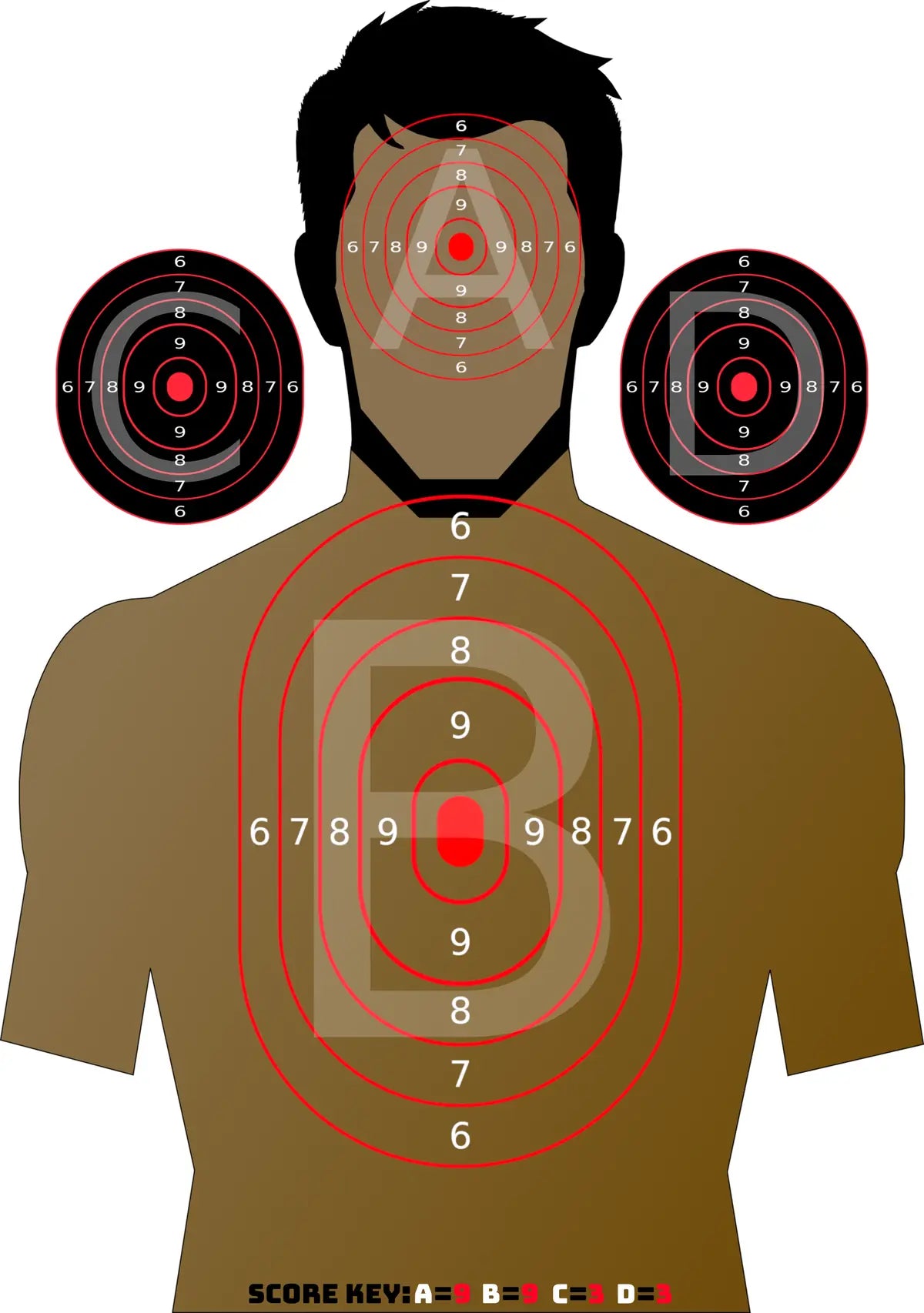 Audio Command Target 8 - Printable Shooting Target