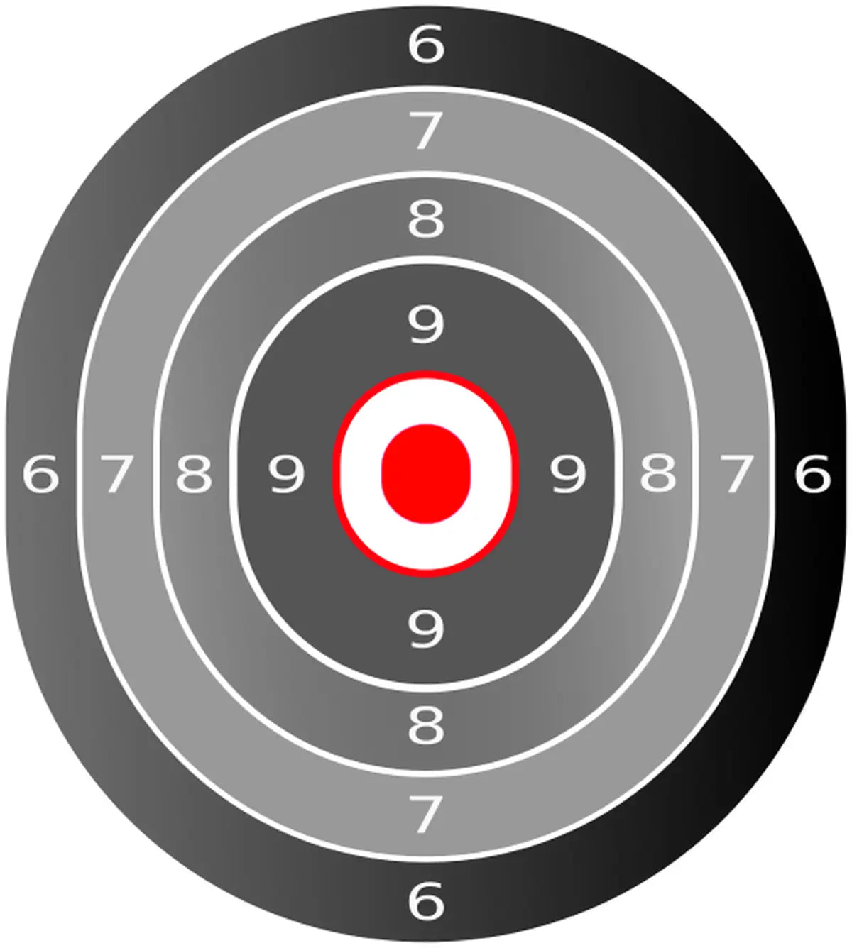 Bullseye Target 20 - Printable Shooting Target