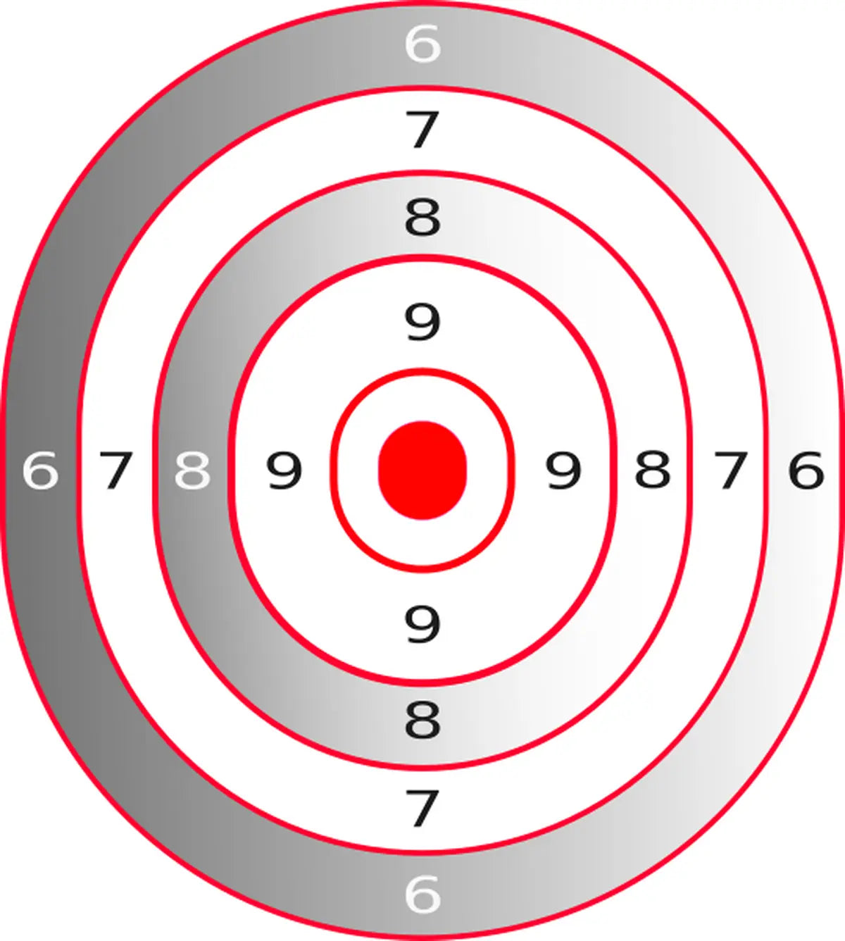Bullseye Target 21 - Printable Shooting Target