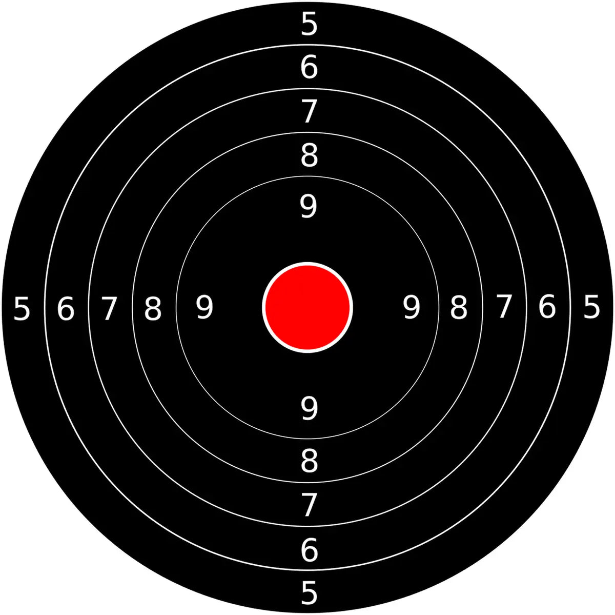 Bullseye Target 23 - Printable Shooting Target