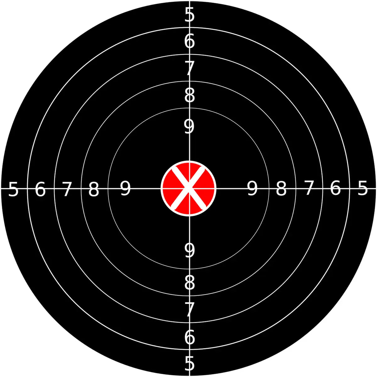 Bullseye Target 28 - Printable Shooting Target