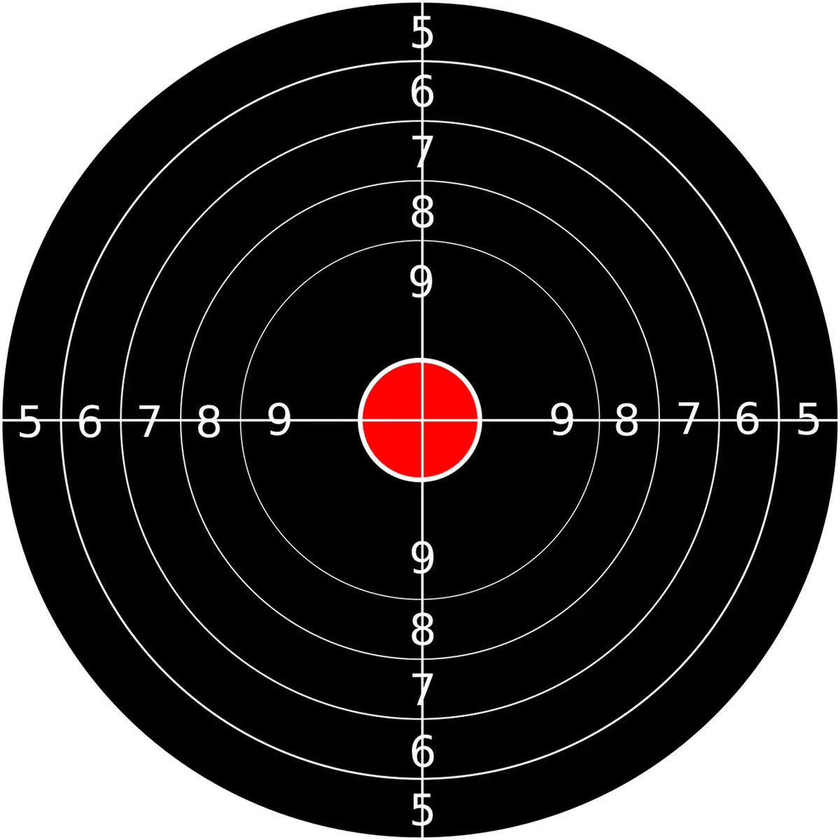Bullseye Target 29 - Printable Shooting Target