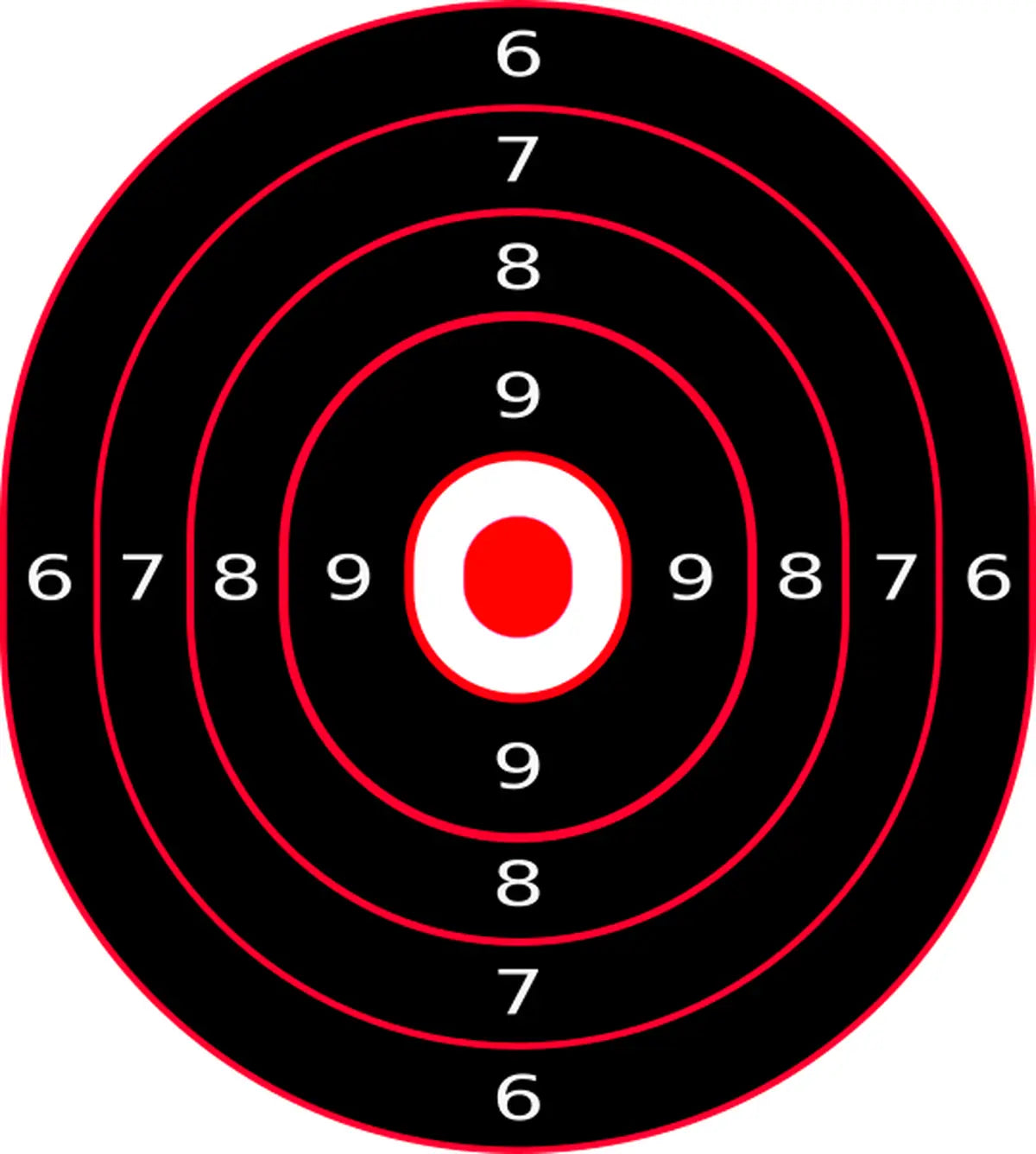 Bullseye Target 31 - Printable Shooting Target