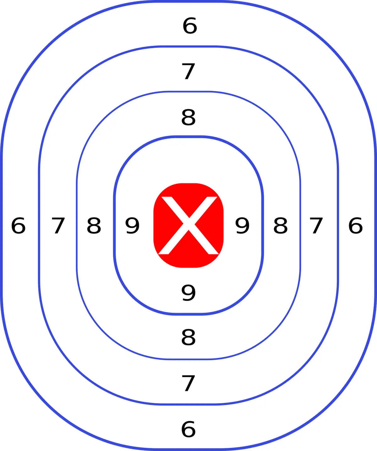 Bullseye Target 34 - Printable Shooting Target