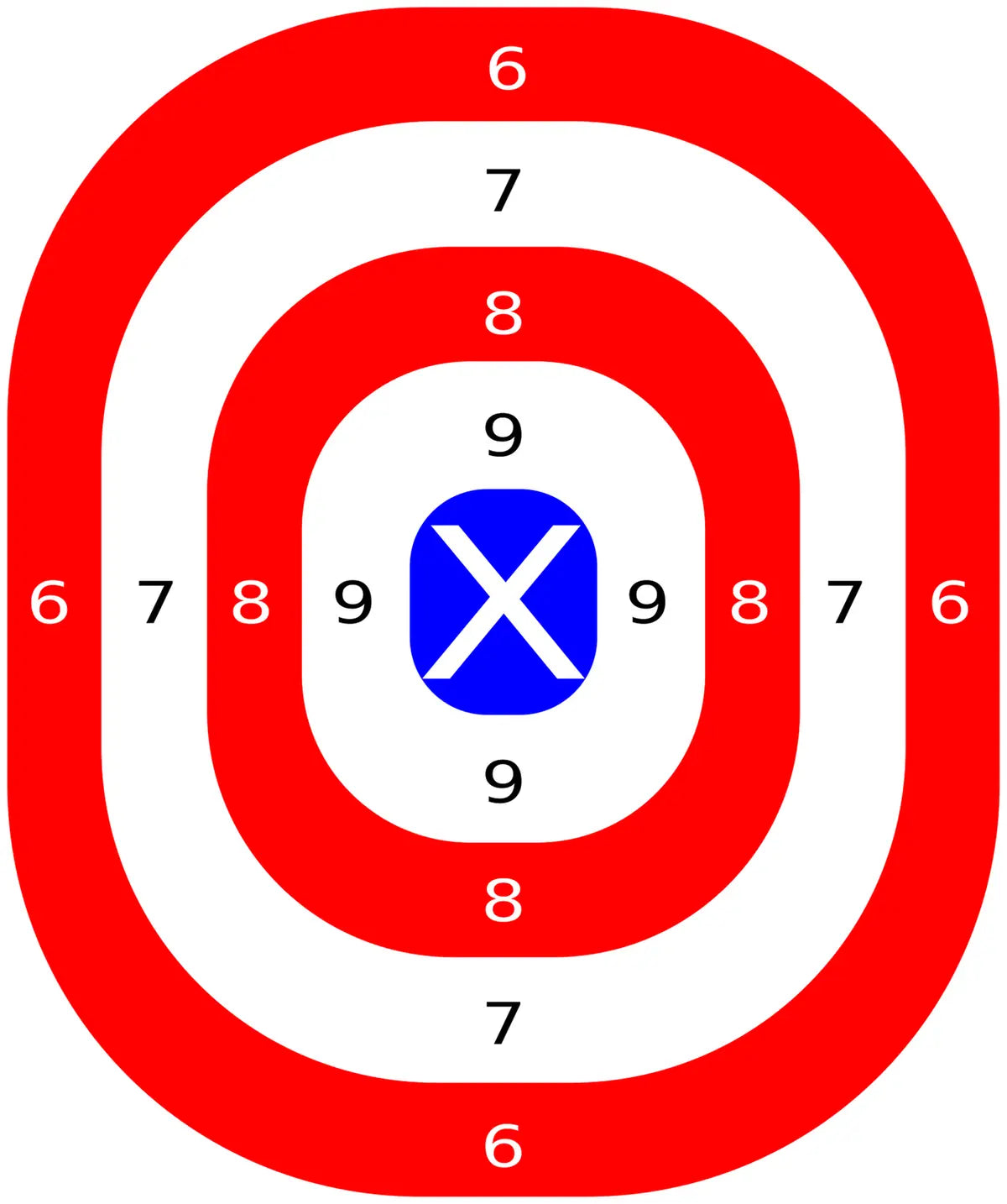 Bullseye Target 37 - Printable Shooting Target