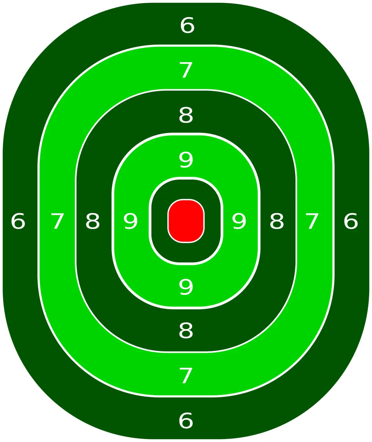 Bullseye Target 38 - Printable Shooting Target
