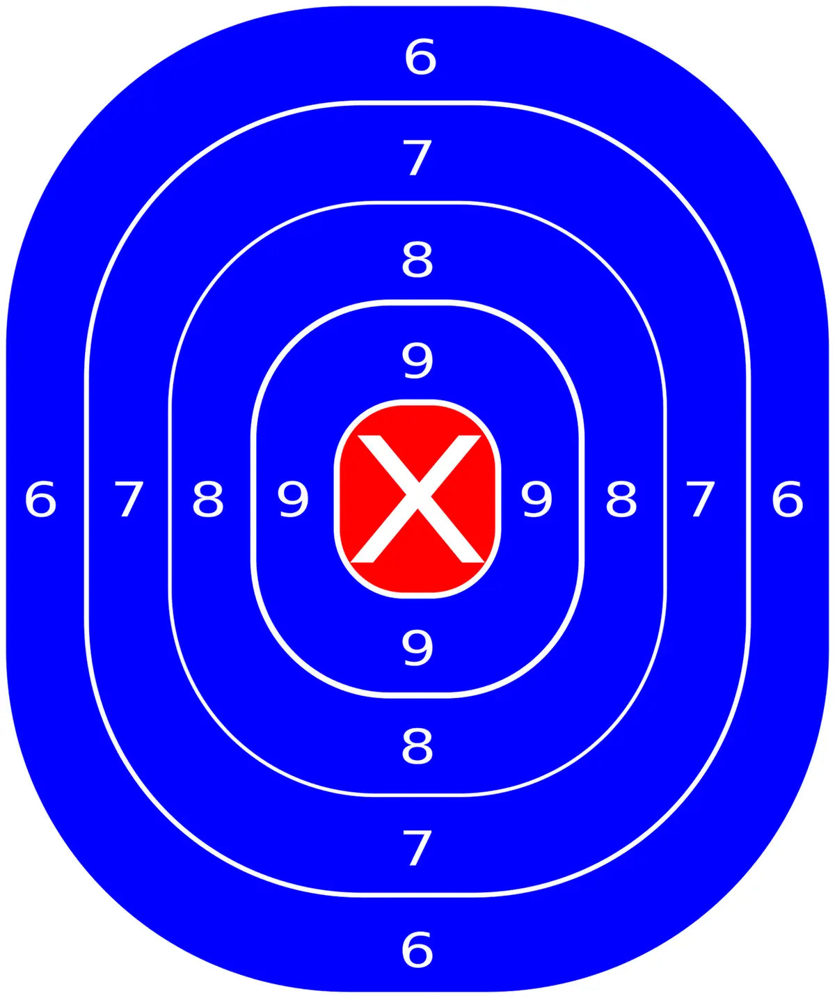 Bullseye Target 43 - Printable Shooting Target