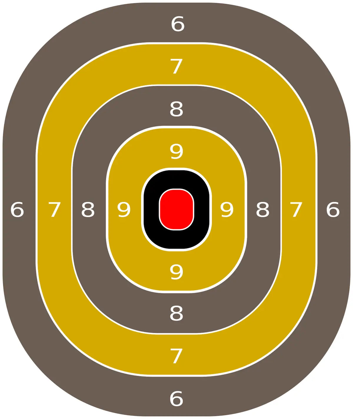 Bullseye Target 44 - Printable Shooting Target