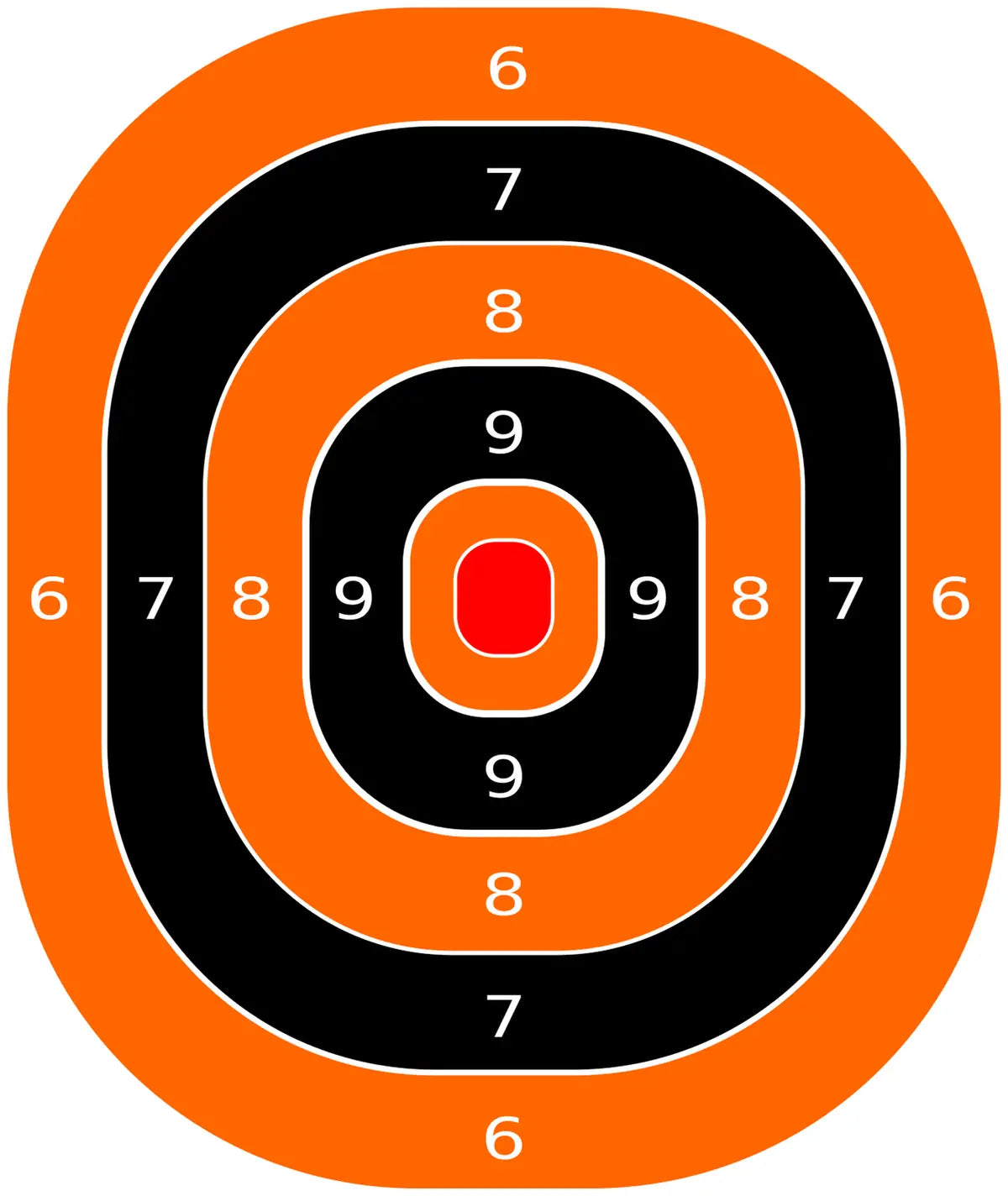 Bullseye Target 46 - Printable Shooting Target
