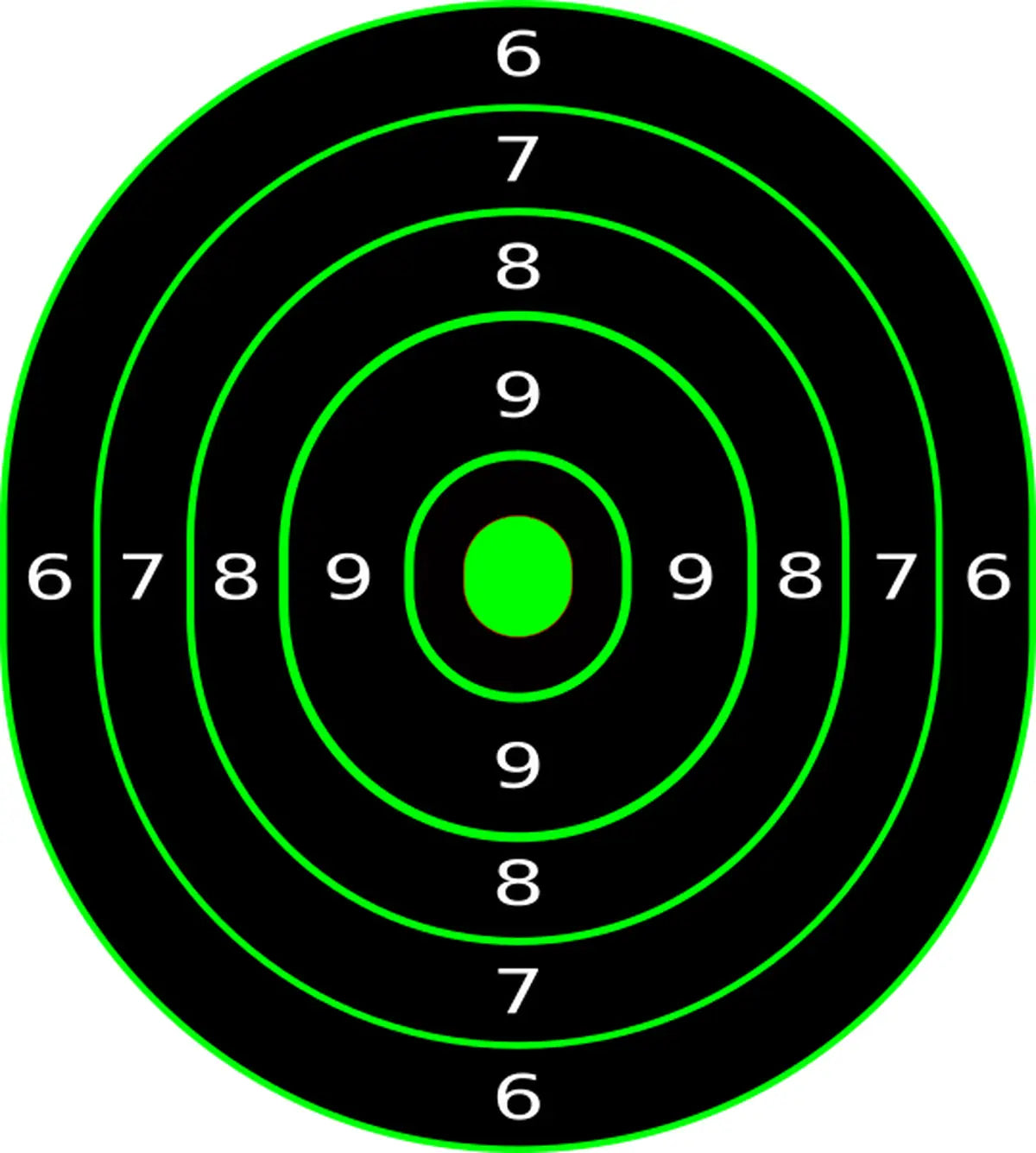 Bullseye Target 53 - Printable Shooting Target