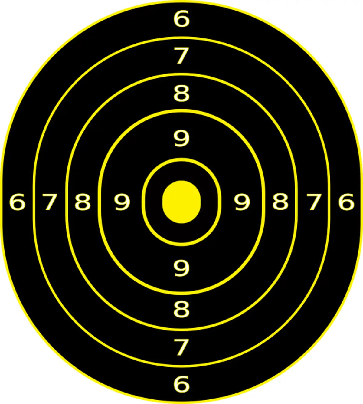 Bullseye Target 54 - Printable Shooting Target
