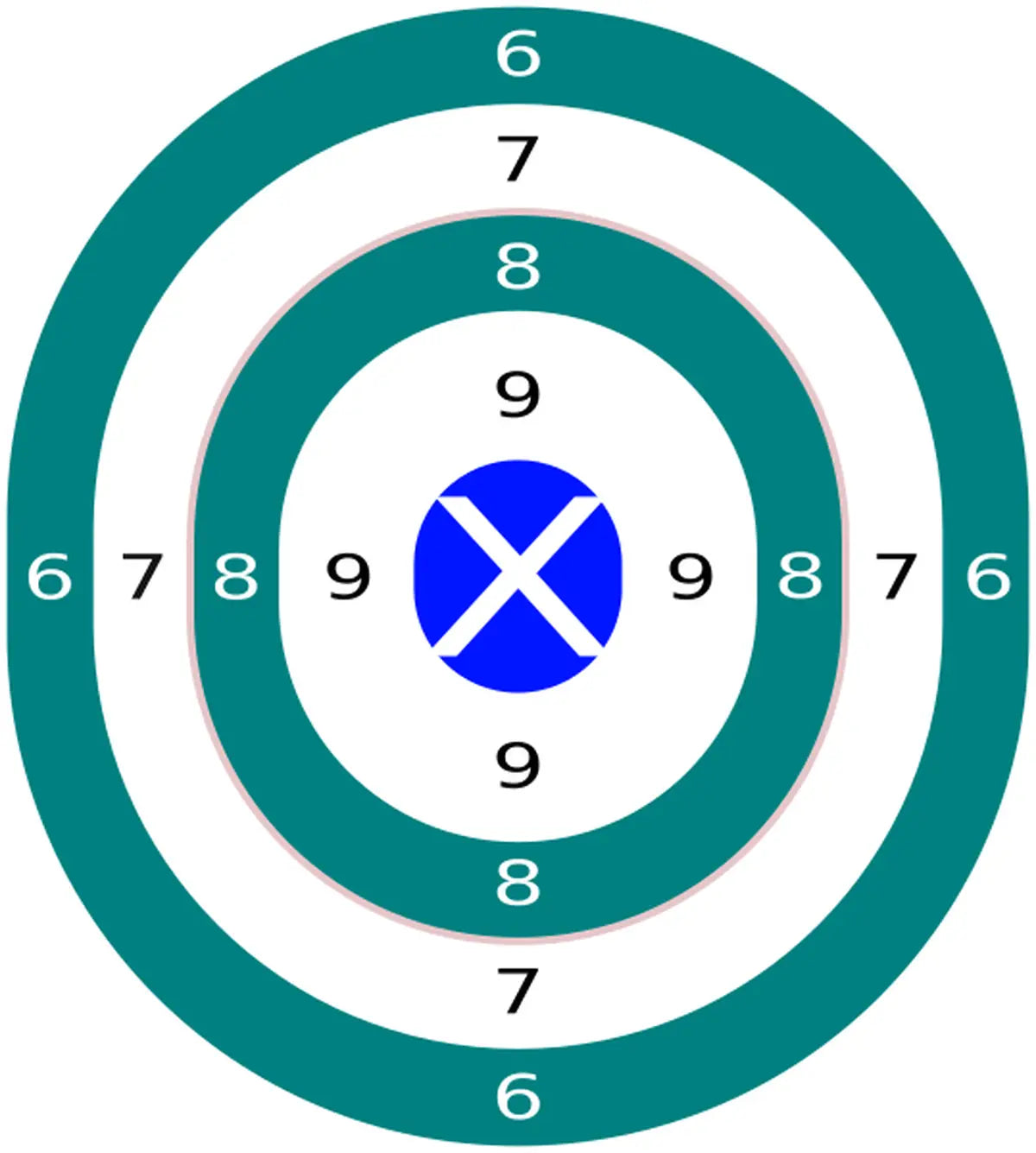 Bullseye Target 60 - Printable Shooting Target