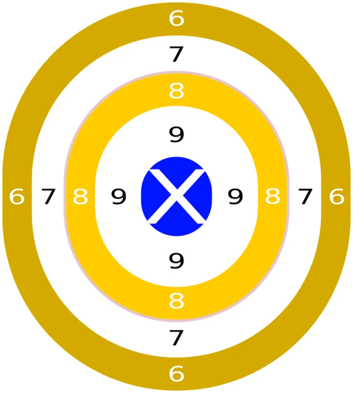 Bullseye Target 61 - Printable Shooting Target