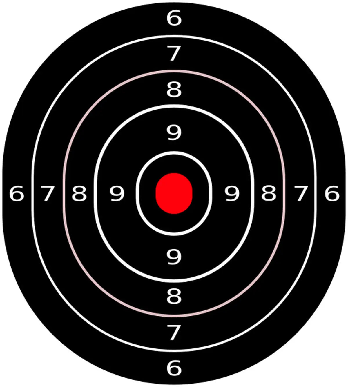 Bullseye Target 62 - Printable Shooting Target