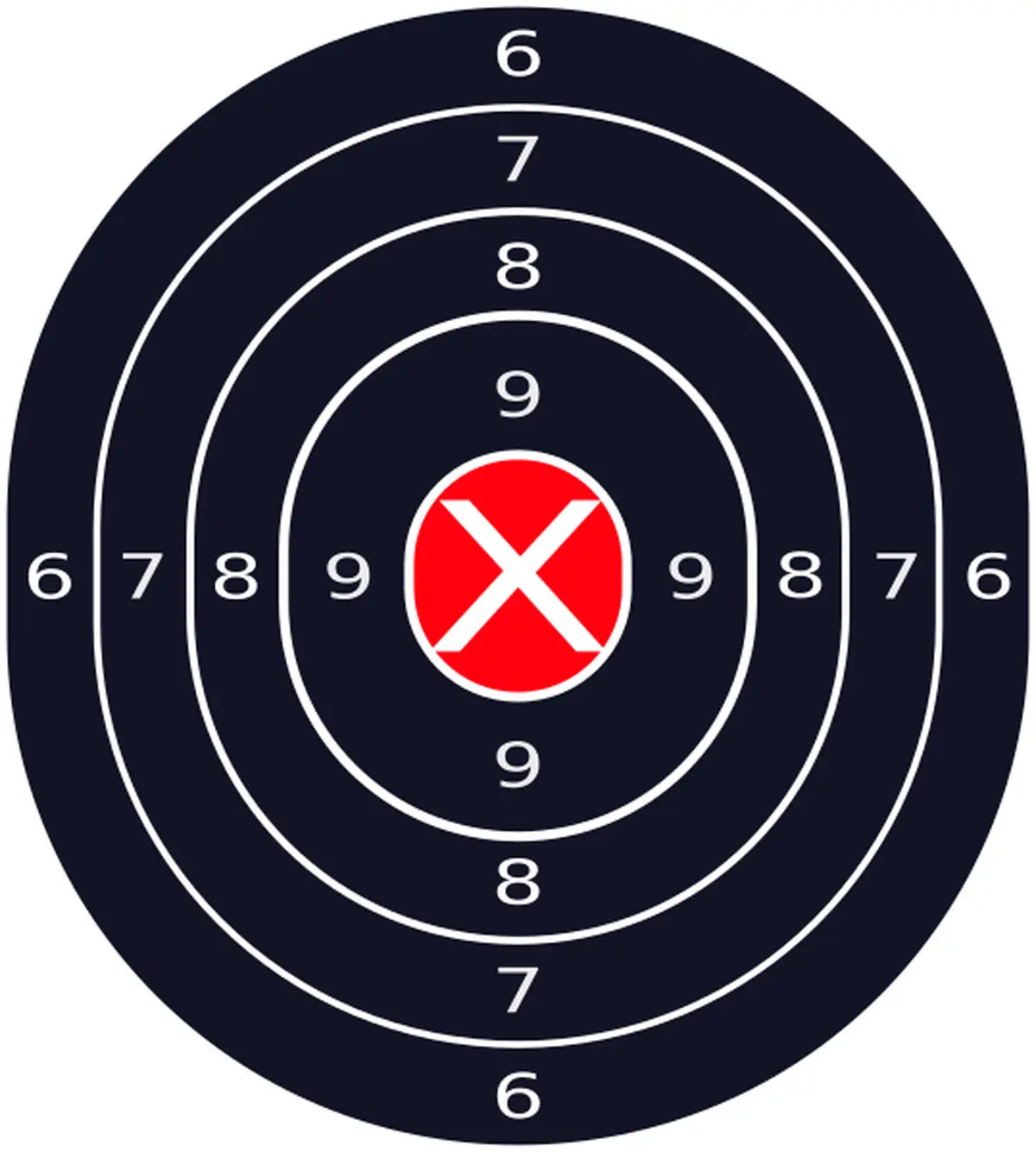Bullseye Target 64 - Printable Shooting Target