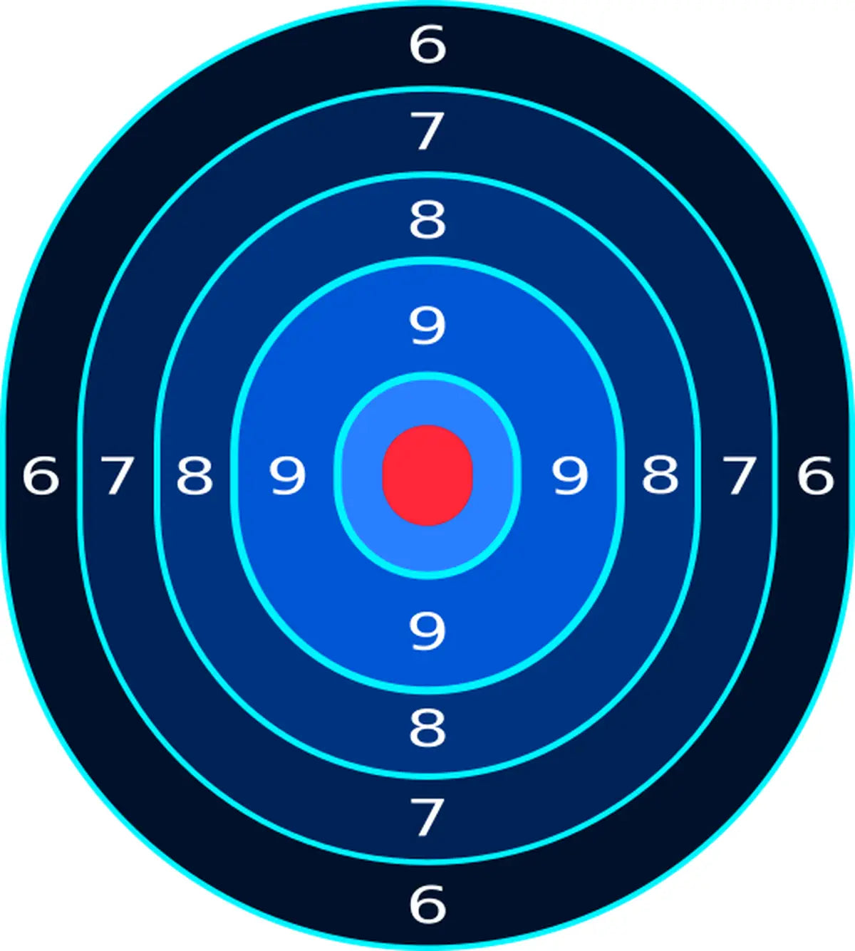 Bullseye Target 69 - Printable Shooting Target