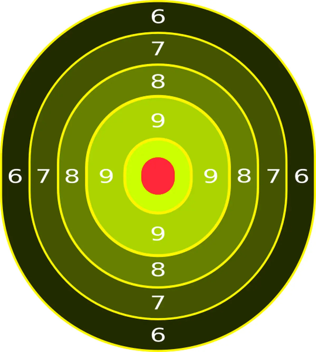 Bullseye Target 72 - Printable Shooting Target