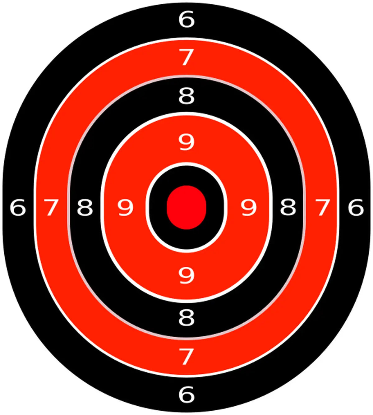 Bullseye Target 99 - Printable Shooting Target