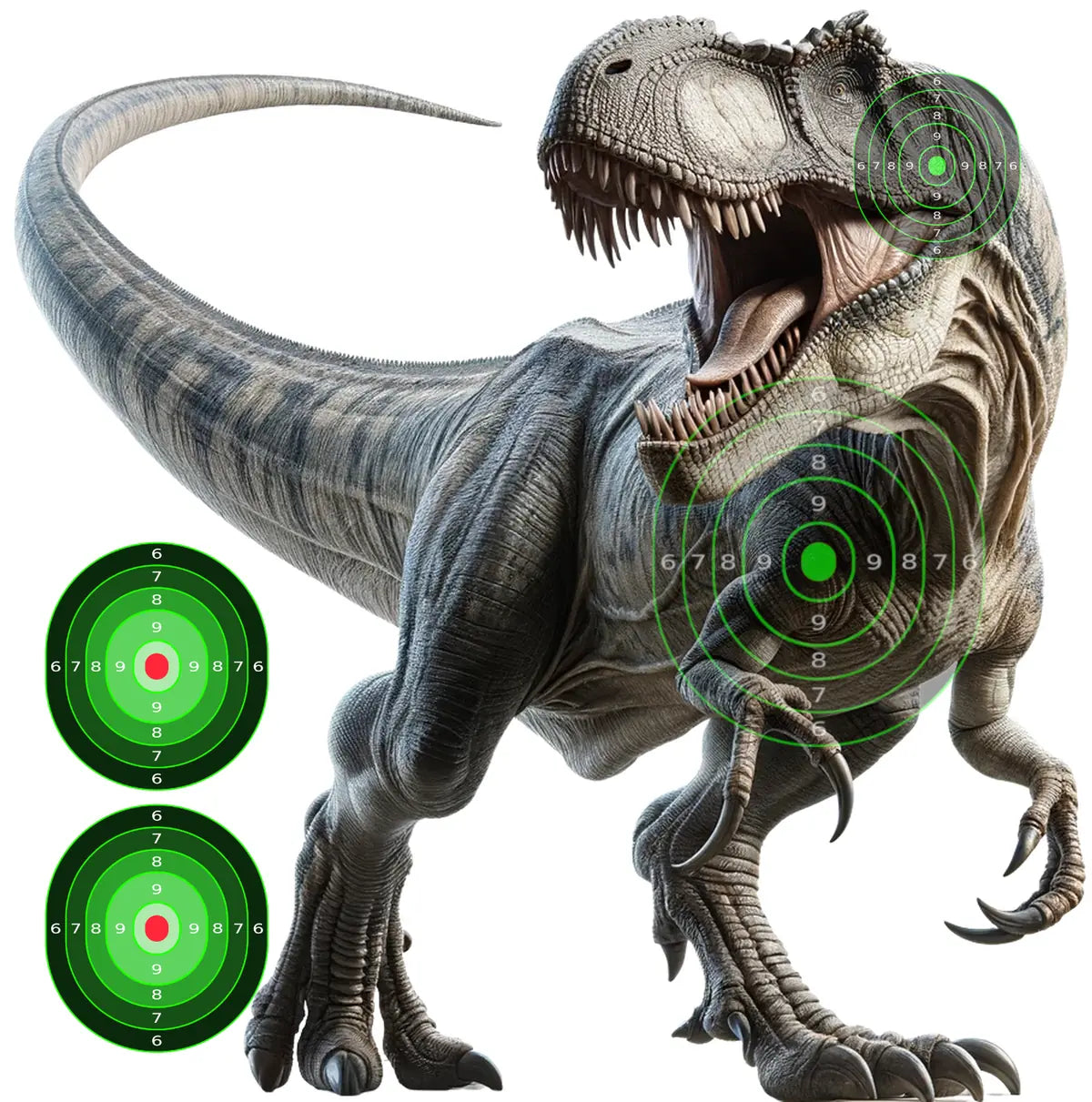 Dinosaur Allosaurus Target 4 - Printable Shooting Target