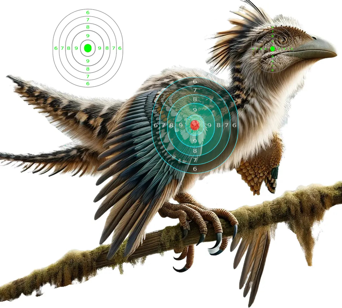 Dinosaur Archaeopteryx Target 31 - Printable Shooting Target