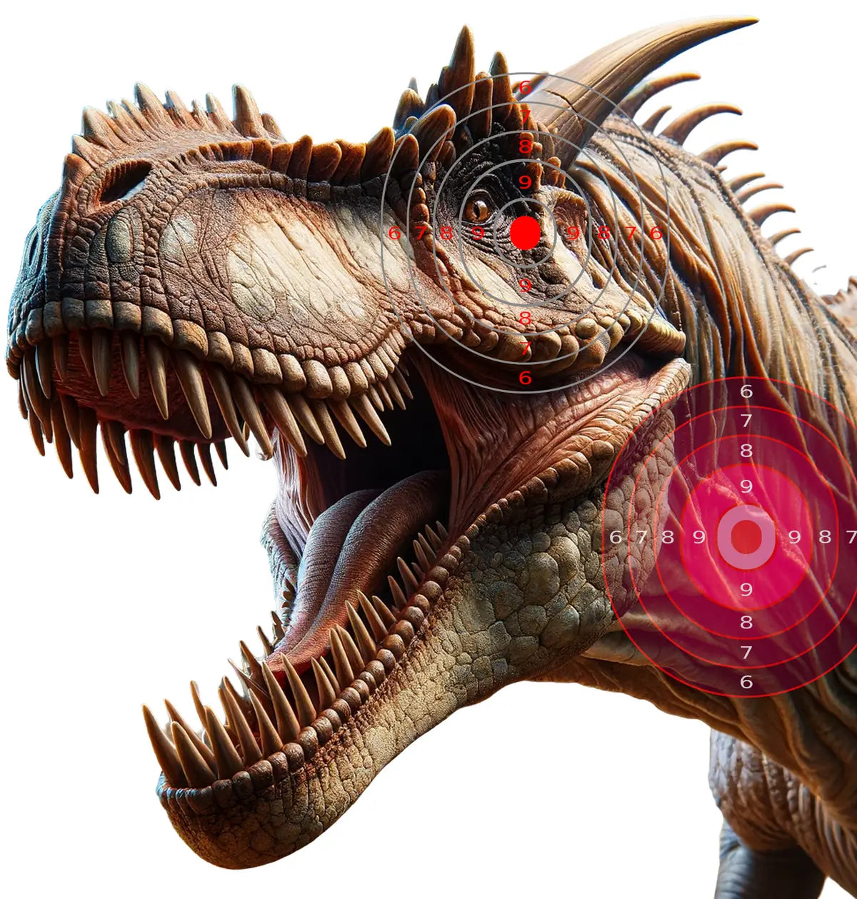 Dinosaur Ceratosaurus Target 39 - Printable Shooting Target