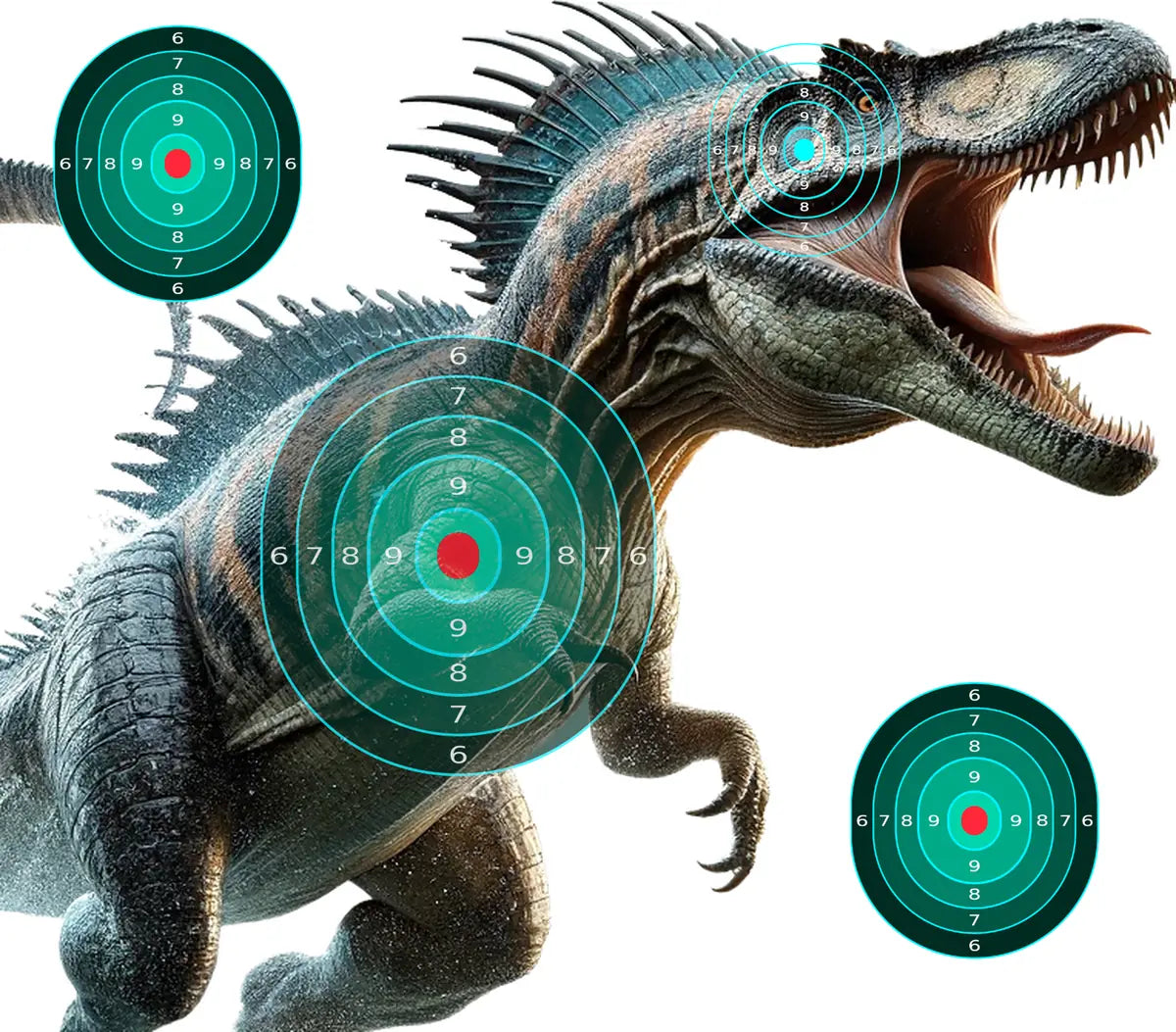 Dinosaur Mosasaurus Target 17 - Printable Shooting Target