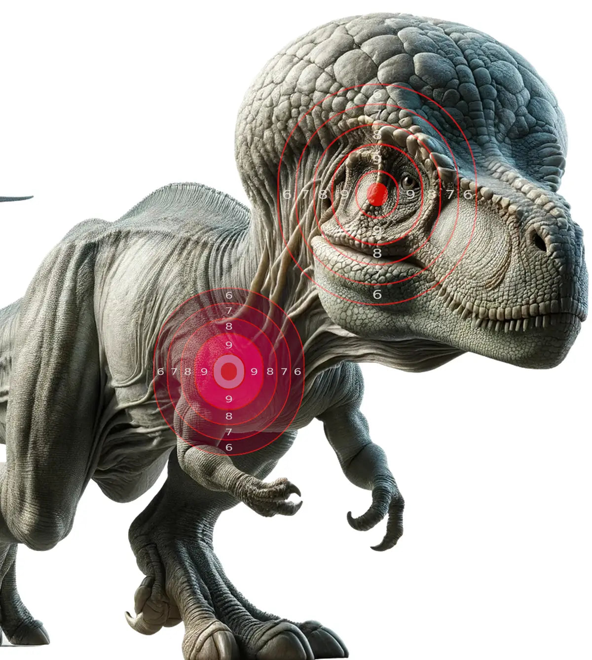 Dinosaur Pachycephalosaurus Target 14 - Printable Shooting Target