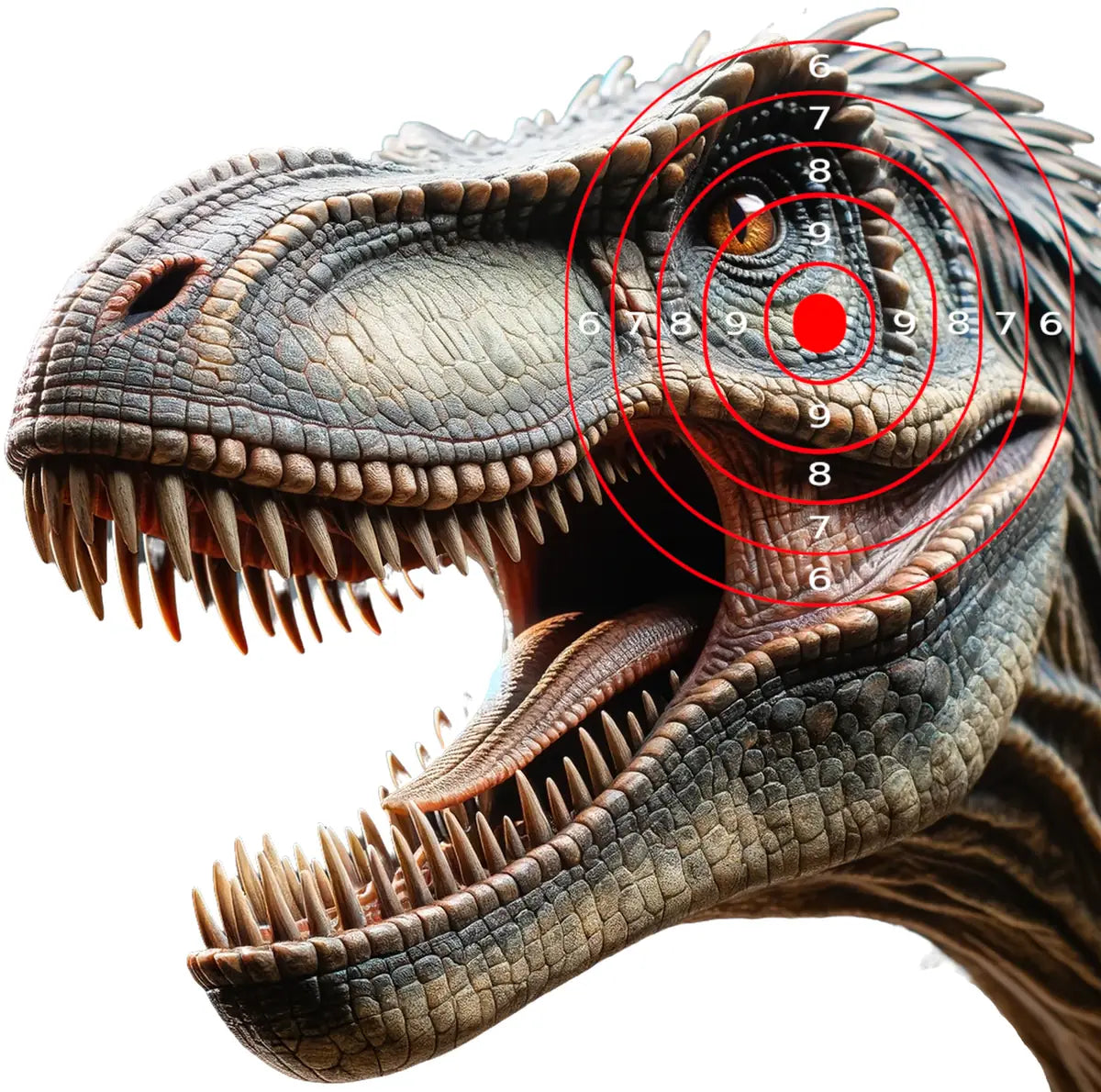 Dinosaur Raptor Target 36 - Printable Shooting Target