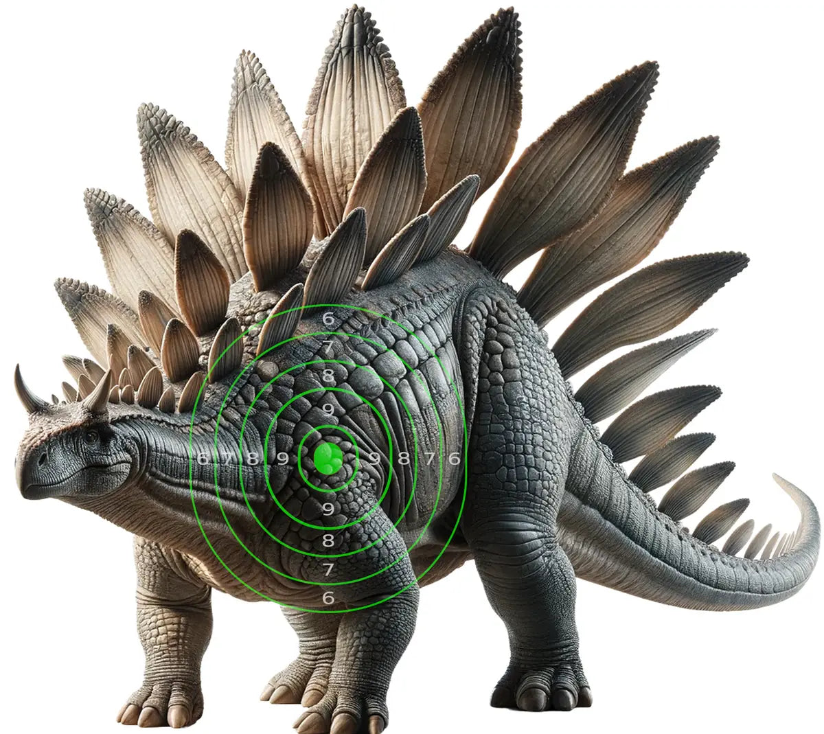 Dinosaur Stegosaurus Target 35 - Printable Shooting Target