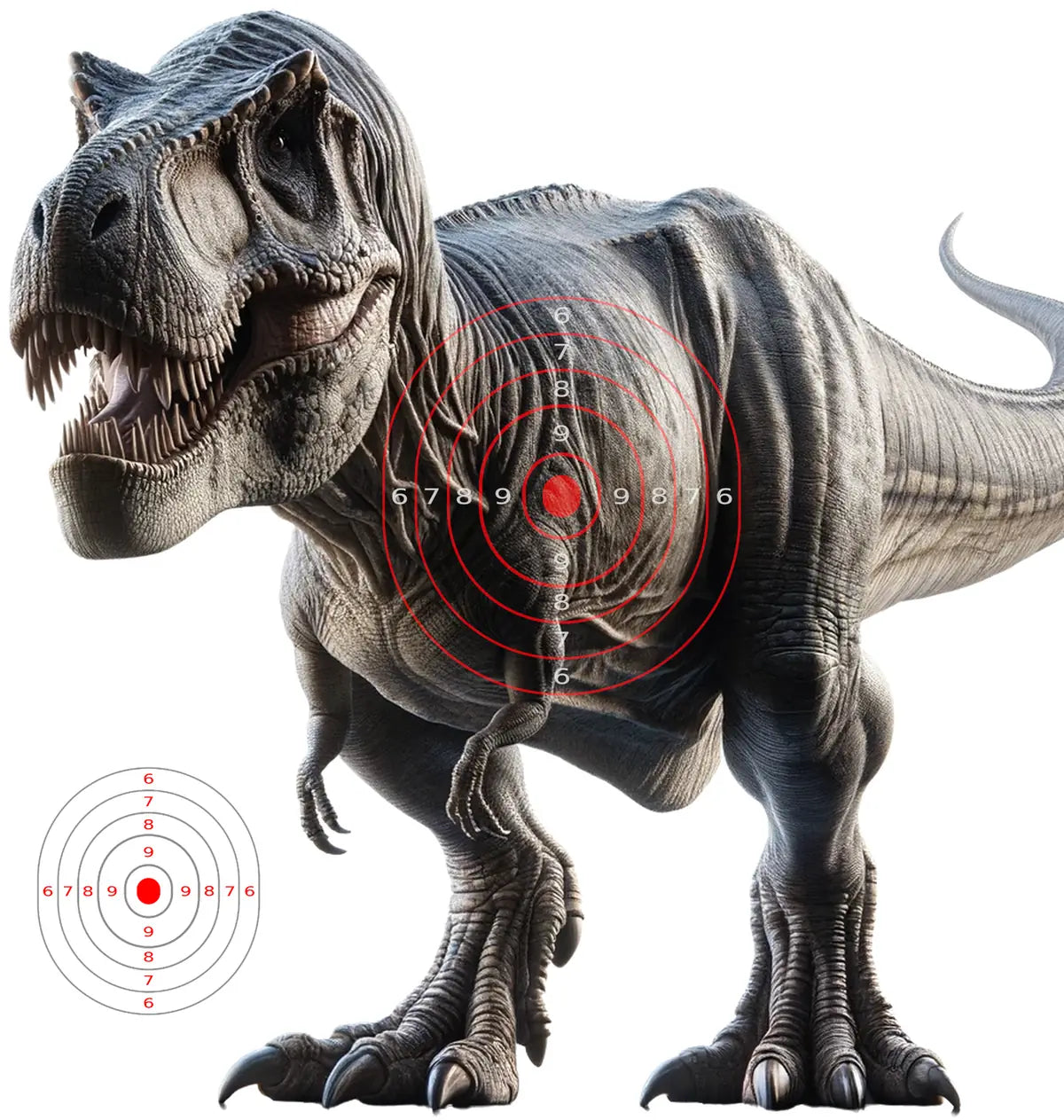 Dinosaur Tyrannosaurus Rex Target 27 - Printable Shooting Target