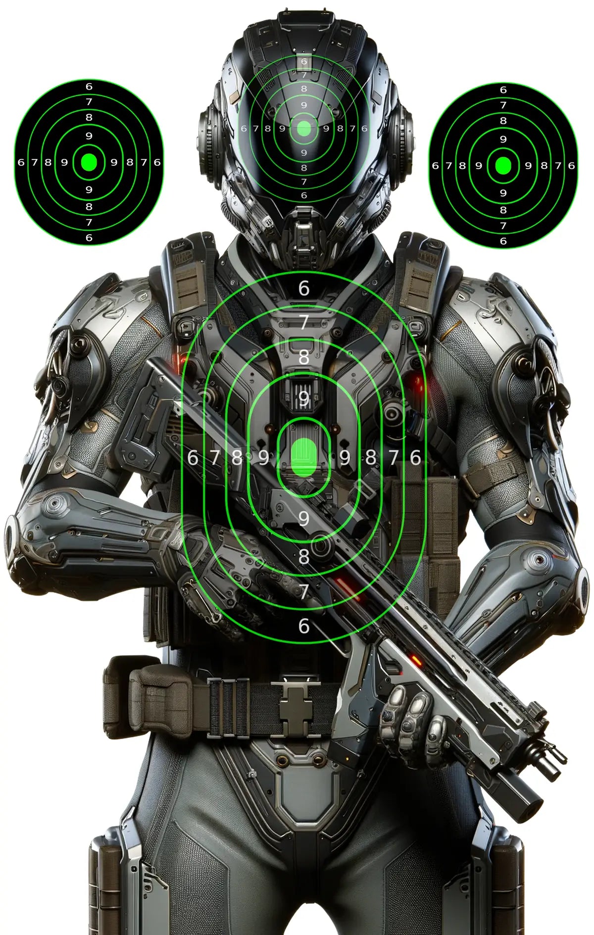 Future Warfare Target 1 - Printable Shooting Target