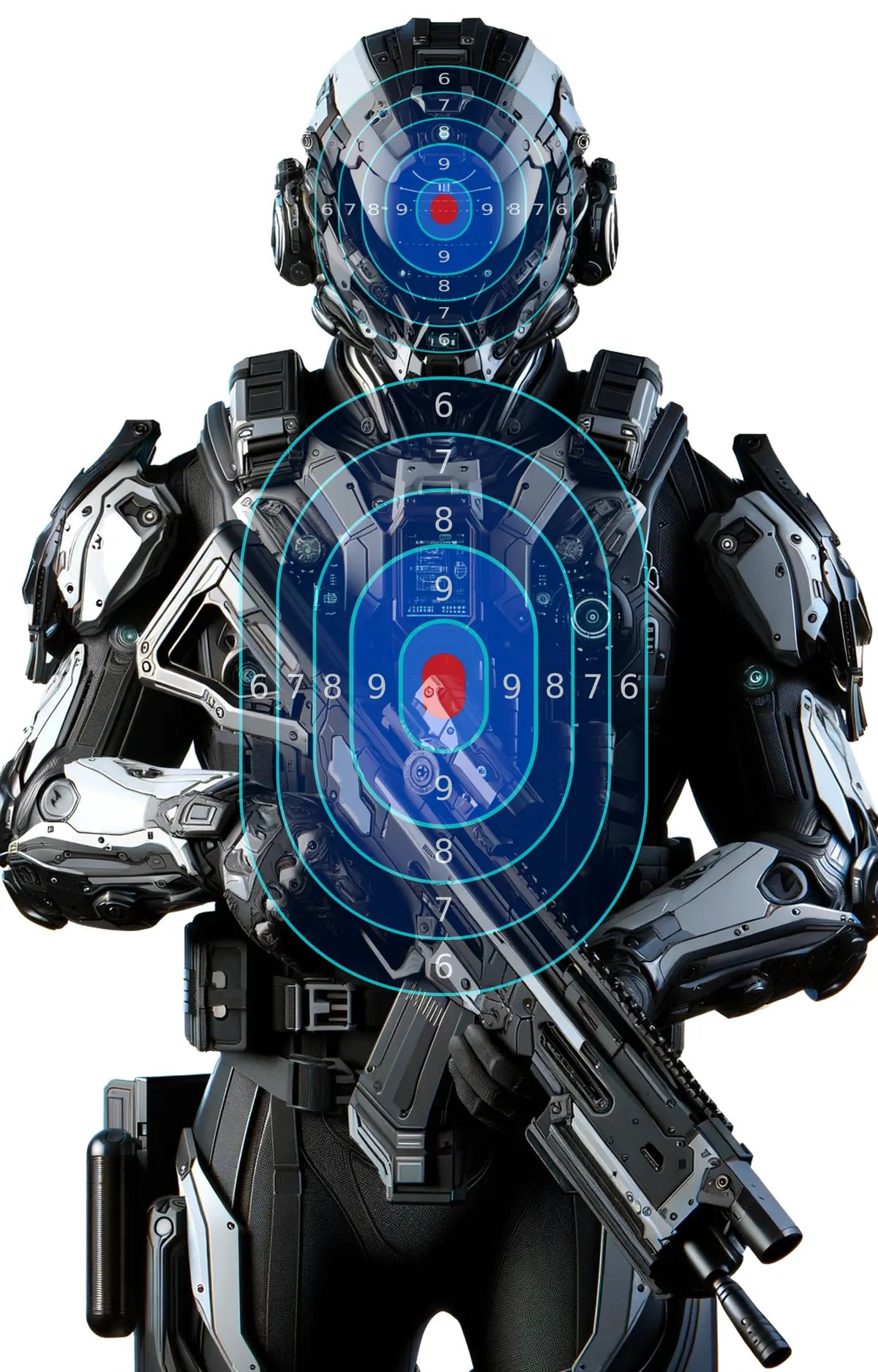 Future Warfare Target 42 - Printable Shooting Target