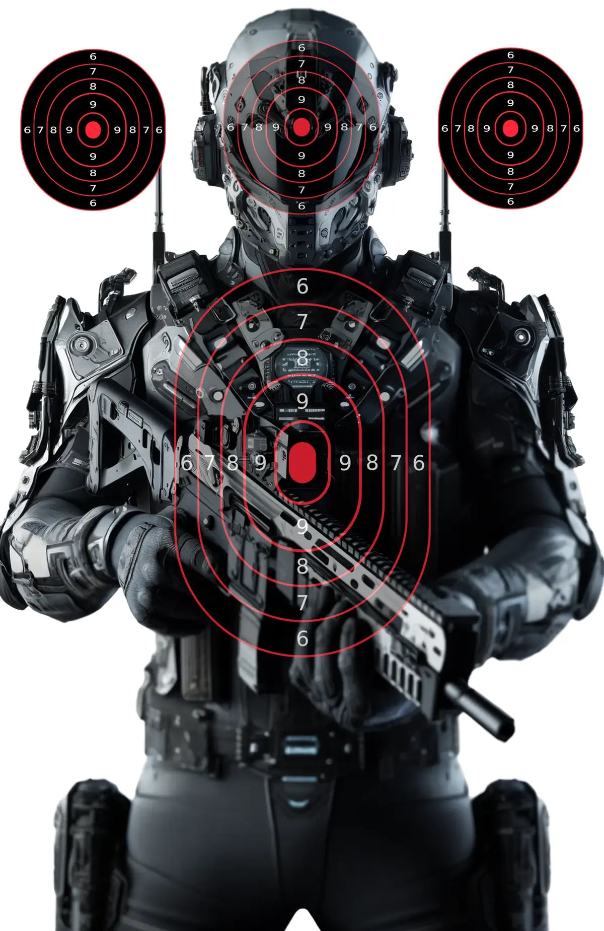 Future Warfare Target 45 - Printable Shooting Target