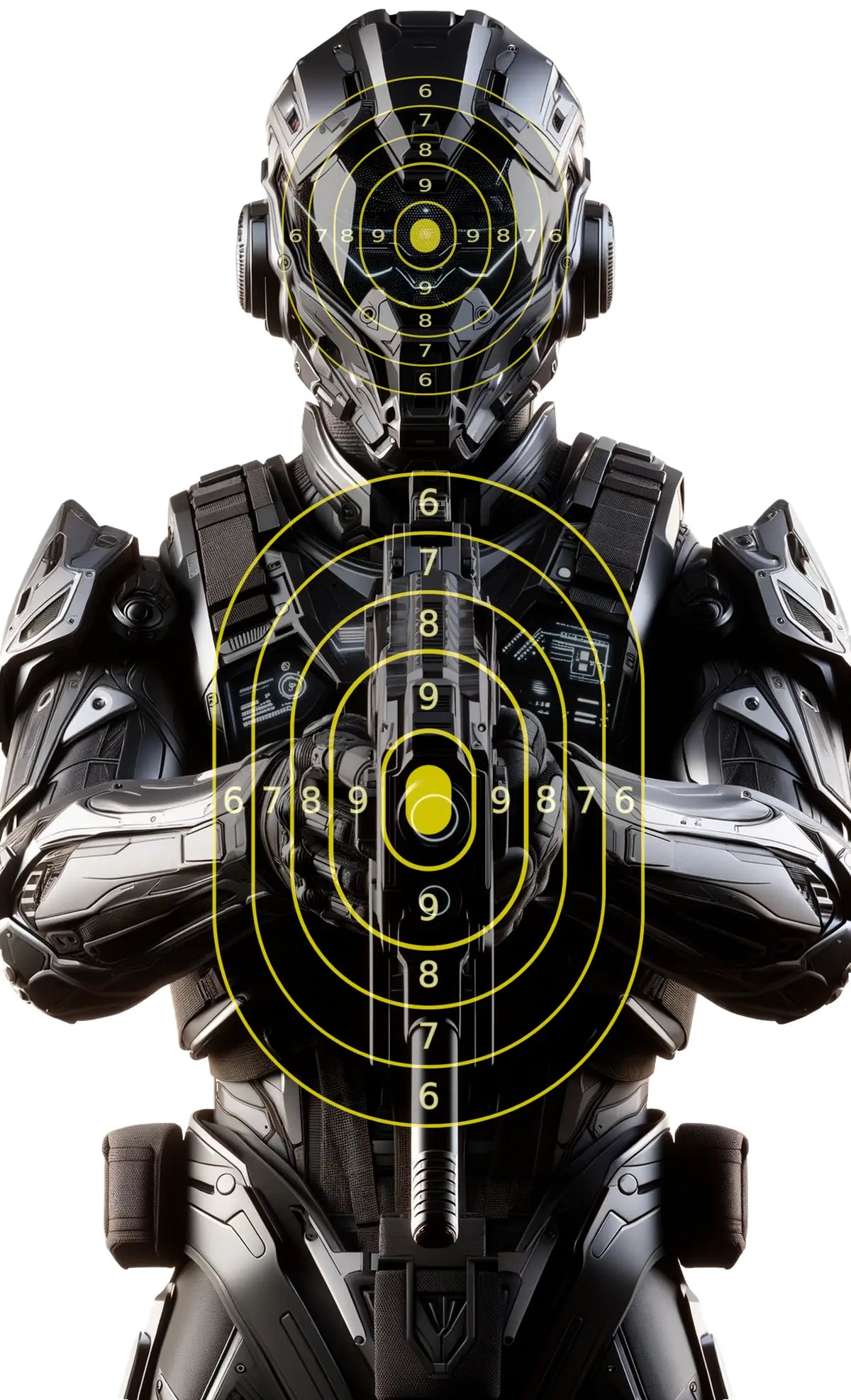 Future Warfare Target 47 - Printable Shooting Target