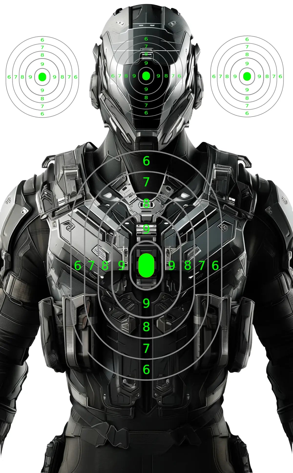 Future Warfare Target 48 - Printable Shooting Target